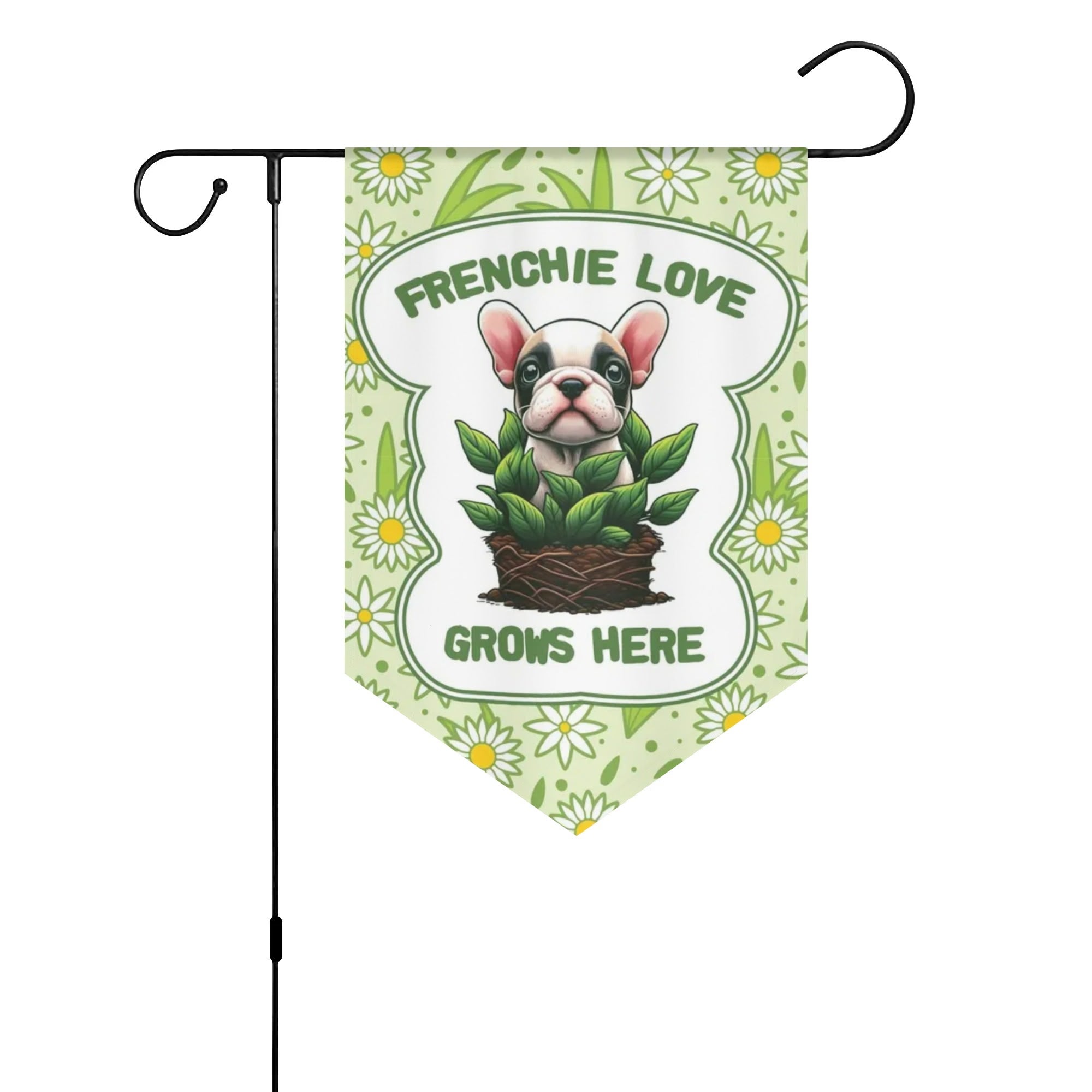 Rocco French Bulldog Garden Flag for Frenchie Enthusiasts-fadou