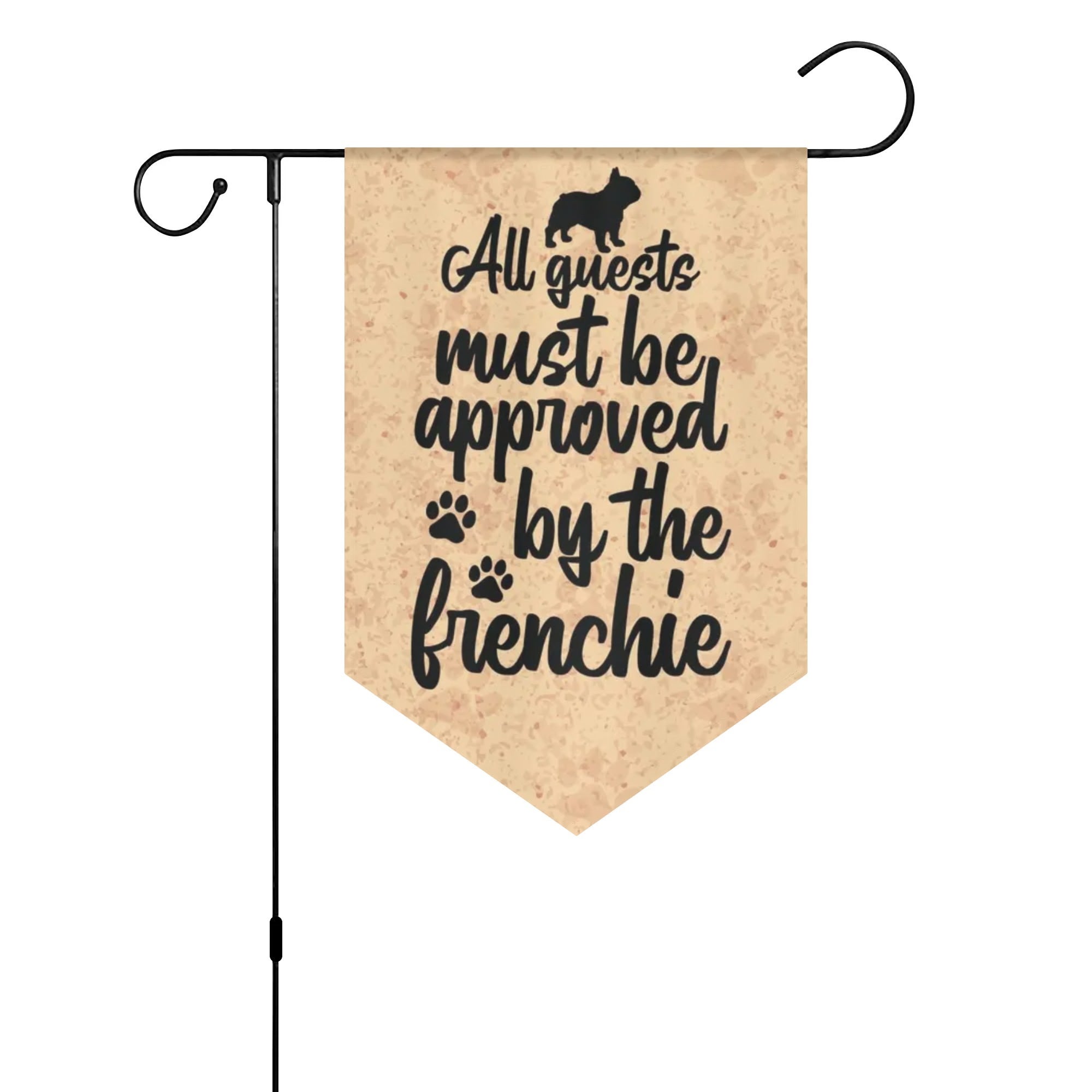 Bear French Bulldog Patio Flag for Frenchie Enthusiasts-fadou