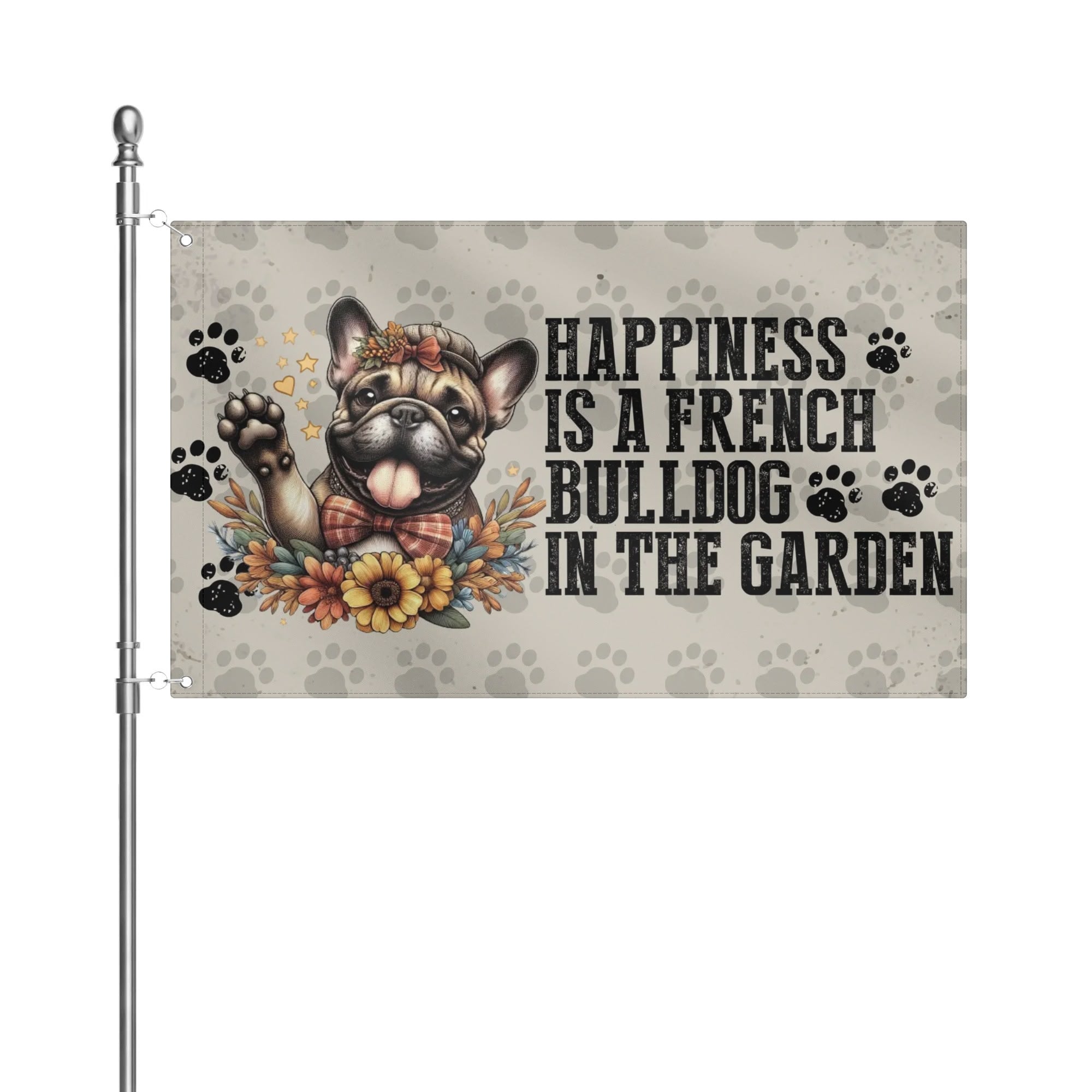 Louis French Bulldog Yard Sign for Frenchie Enthusiasts-fadou