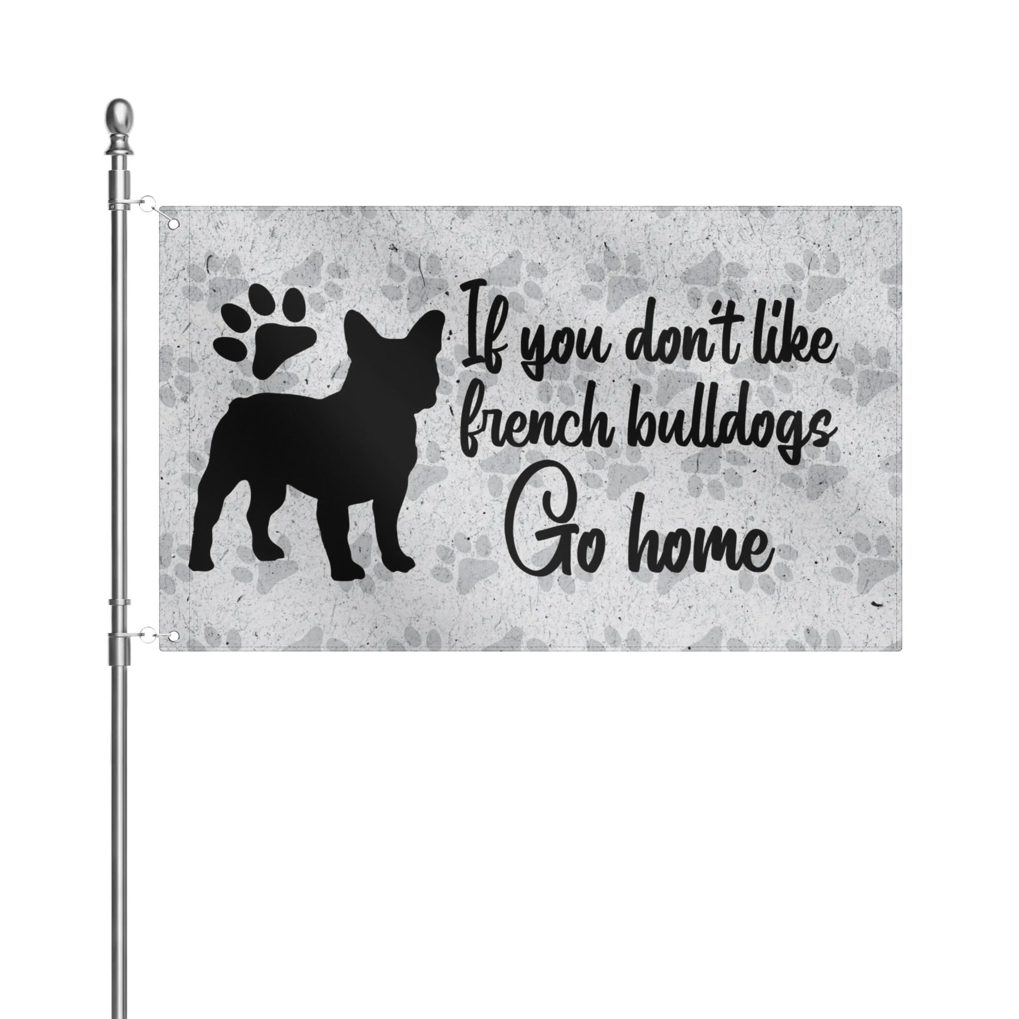 Gigi French Bulldog Garden Flag for Frenchie Enthusiasts-fadou