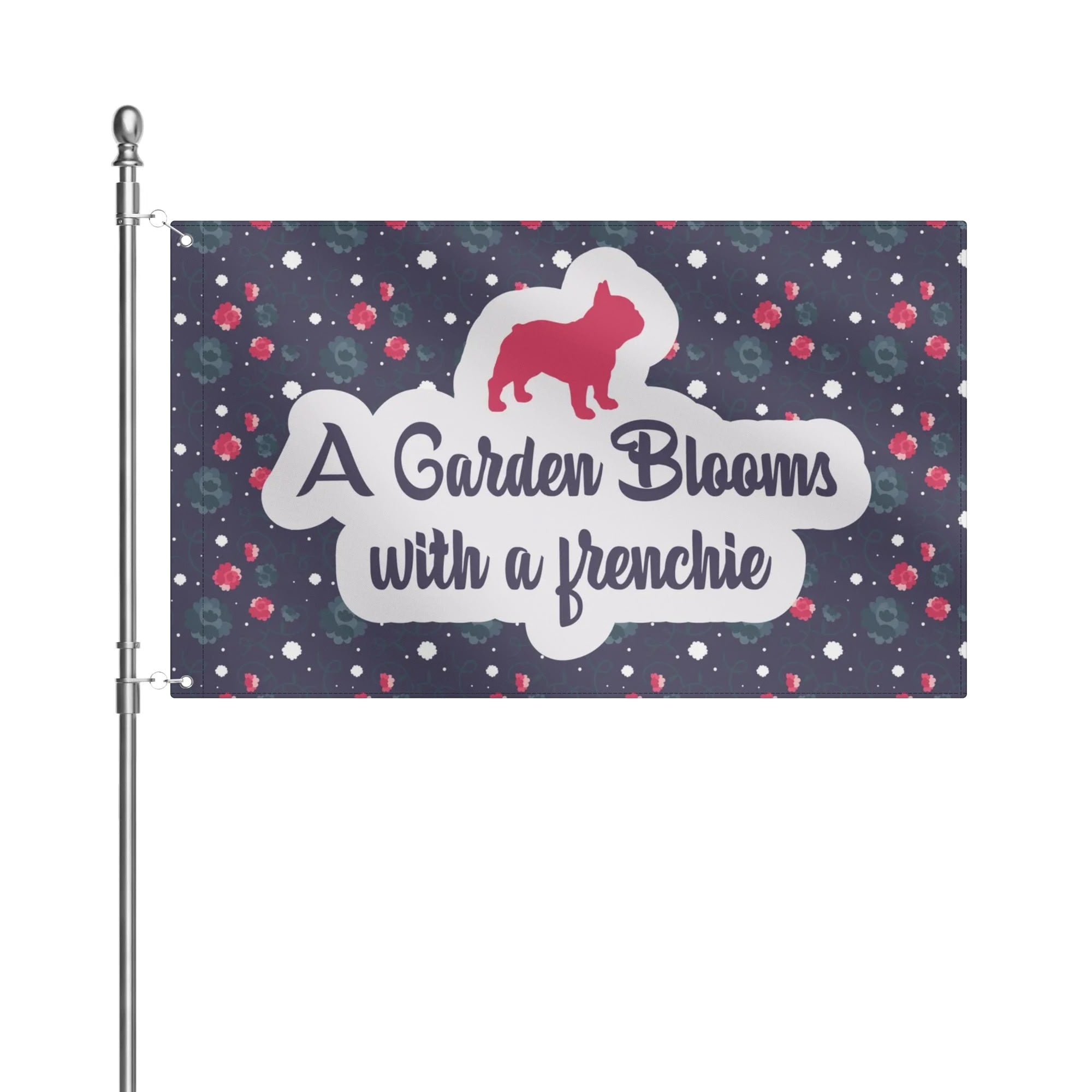 Ace Frenchie Outdoor Garden Decor for Frenchie Enthusiasts-fadou