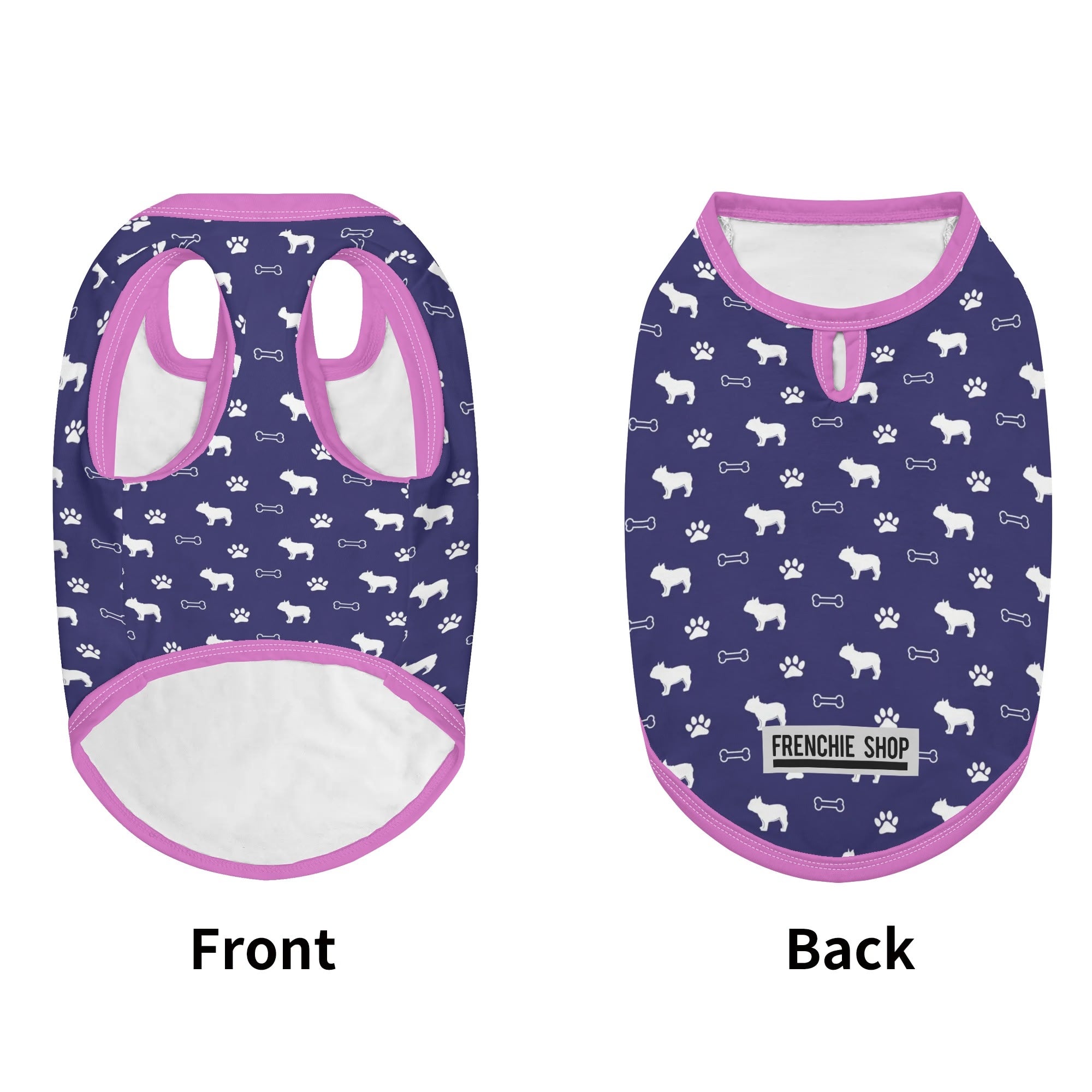 Leo - Shirt for Frenchies - Frenchie Shop Original for Cozy Nights-fadou