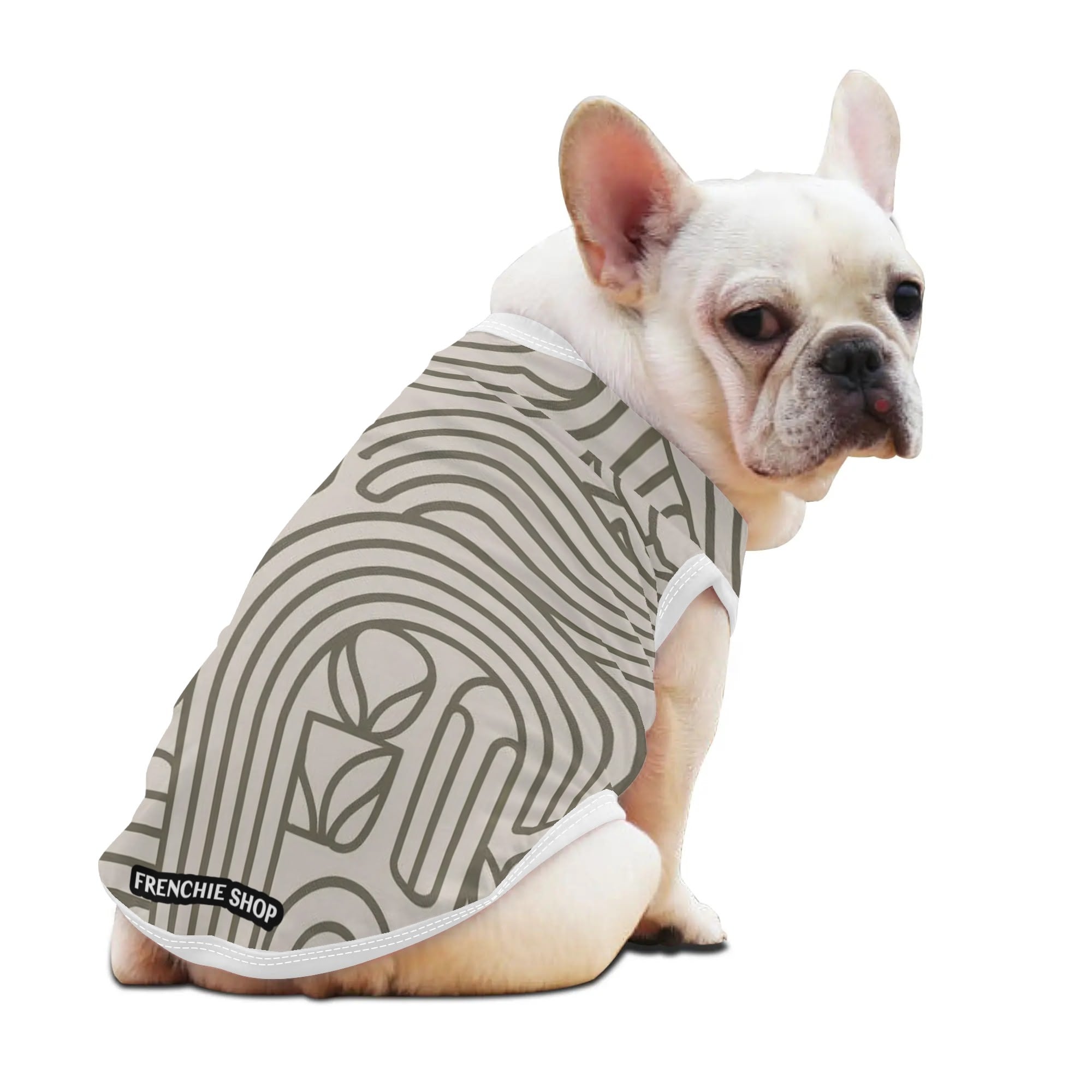 Princess French Bulldog Pet Top for Brachycephalic Dogs-fadou