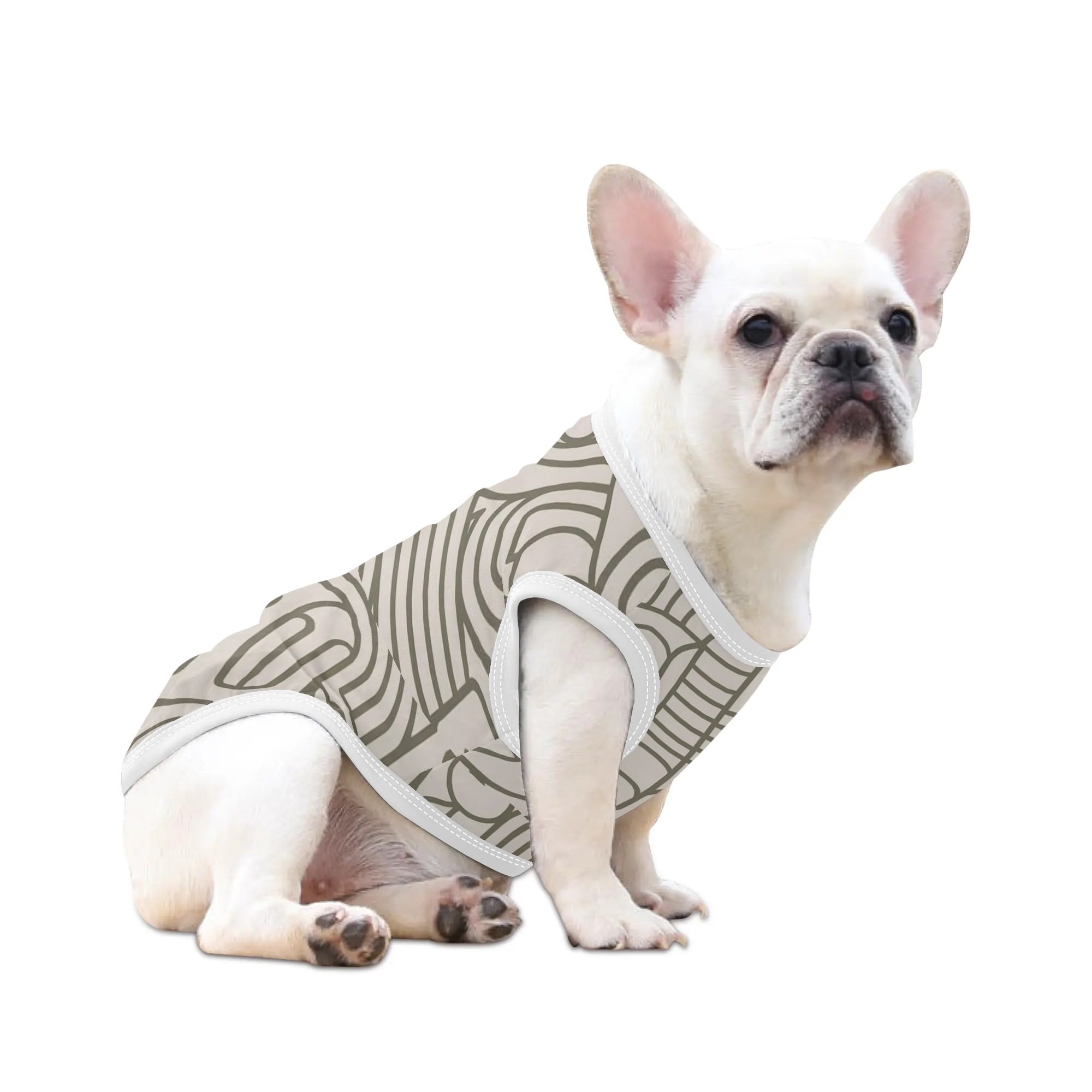 Princess French Bulldog Pet Top for Brachycephalic Dogs-fadou