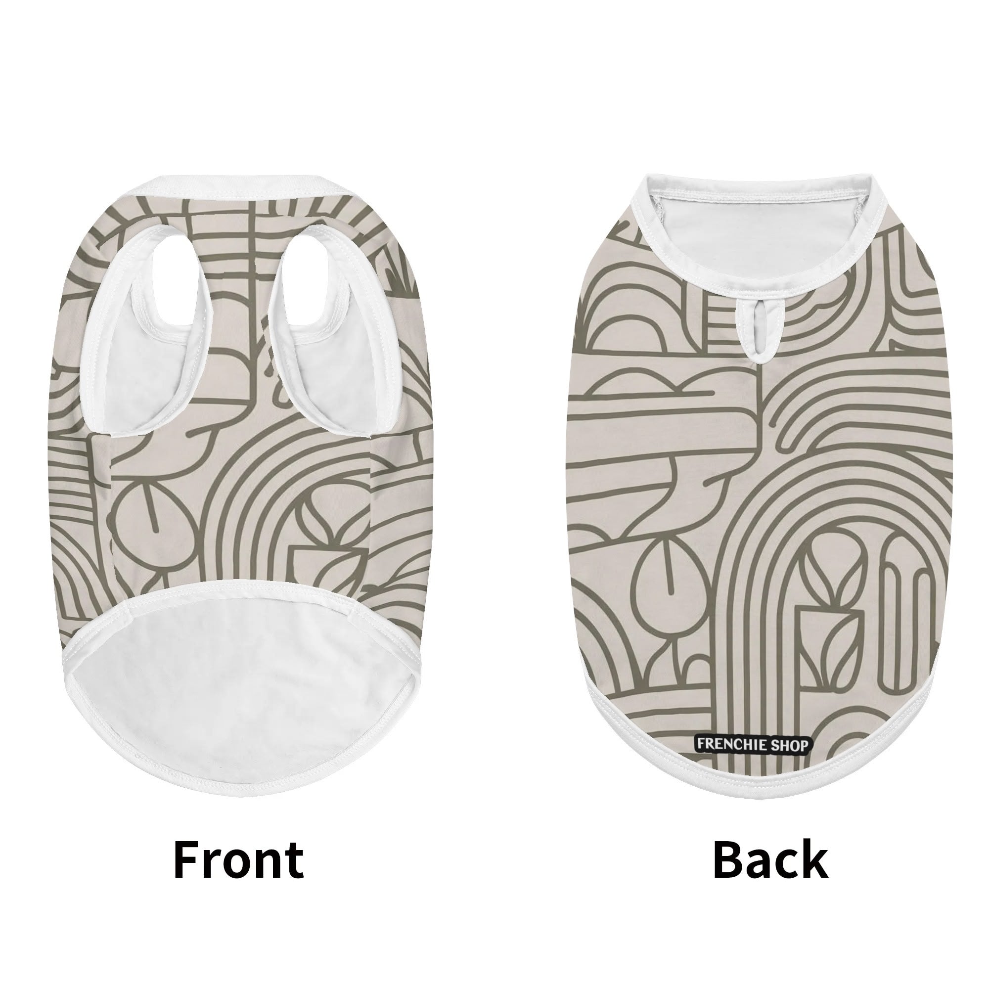 Princess French Bulldog Pet Top for Brachycephalic Dogs-fadou
