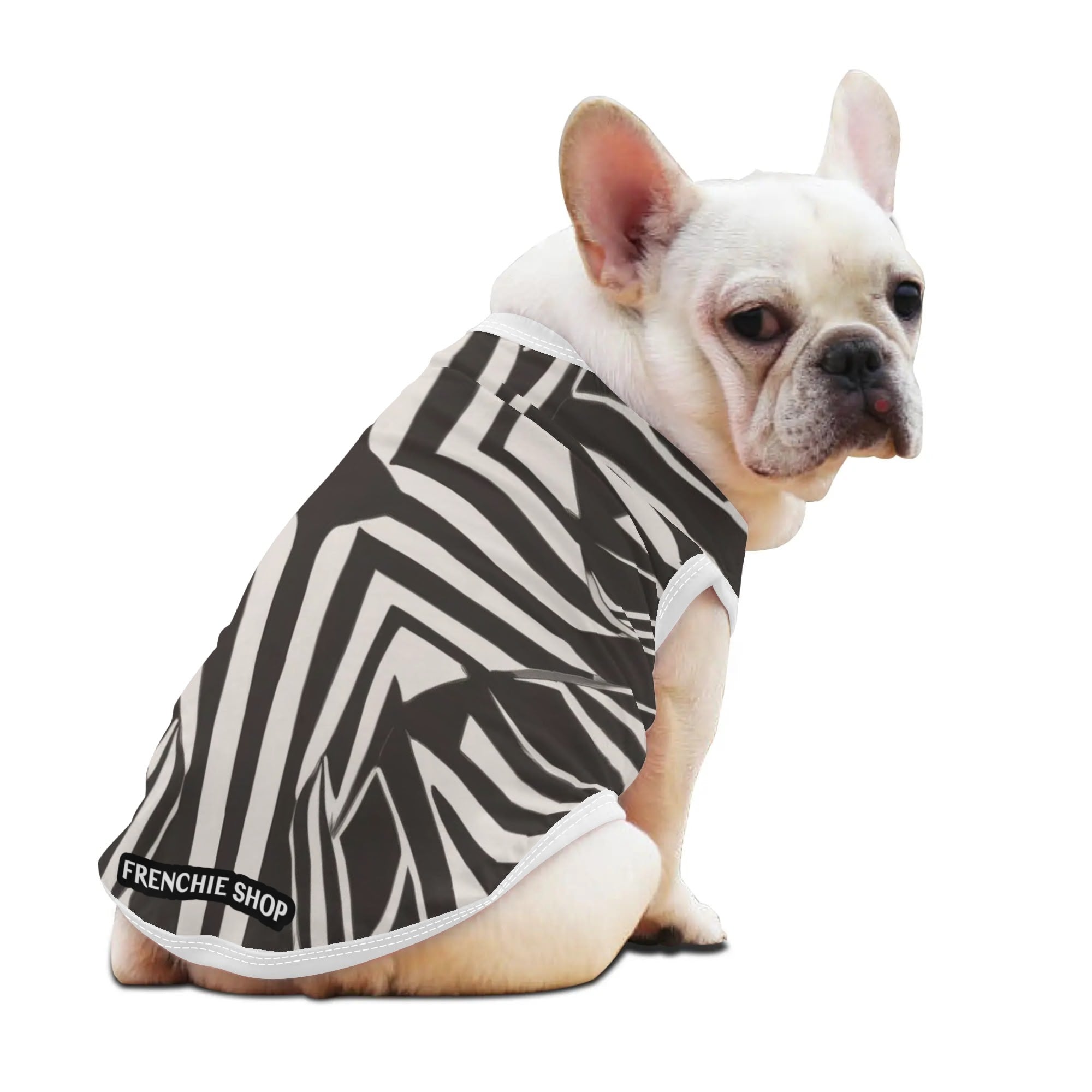 Piper French Bulldog Cotton Tee for Brachycephalic Dogs-fadou
