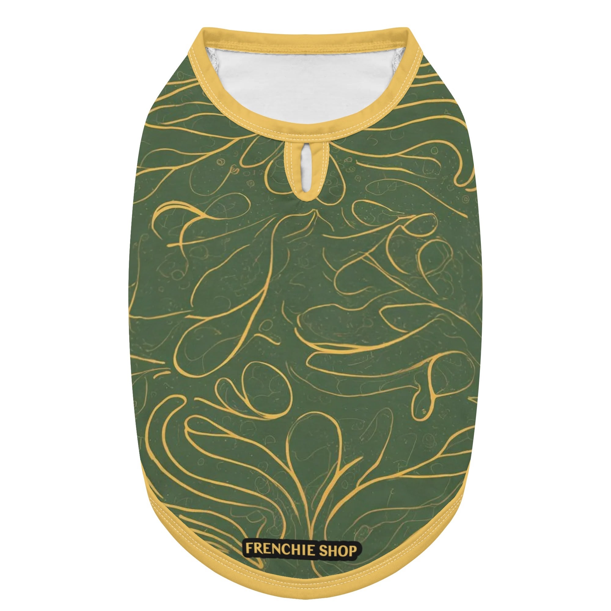 Paisley French Bulldog Dog Shirt for Outdoor Adventures-fadou