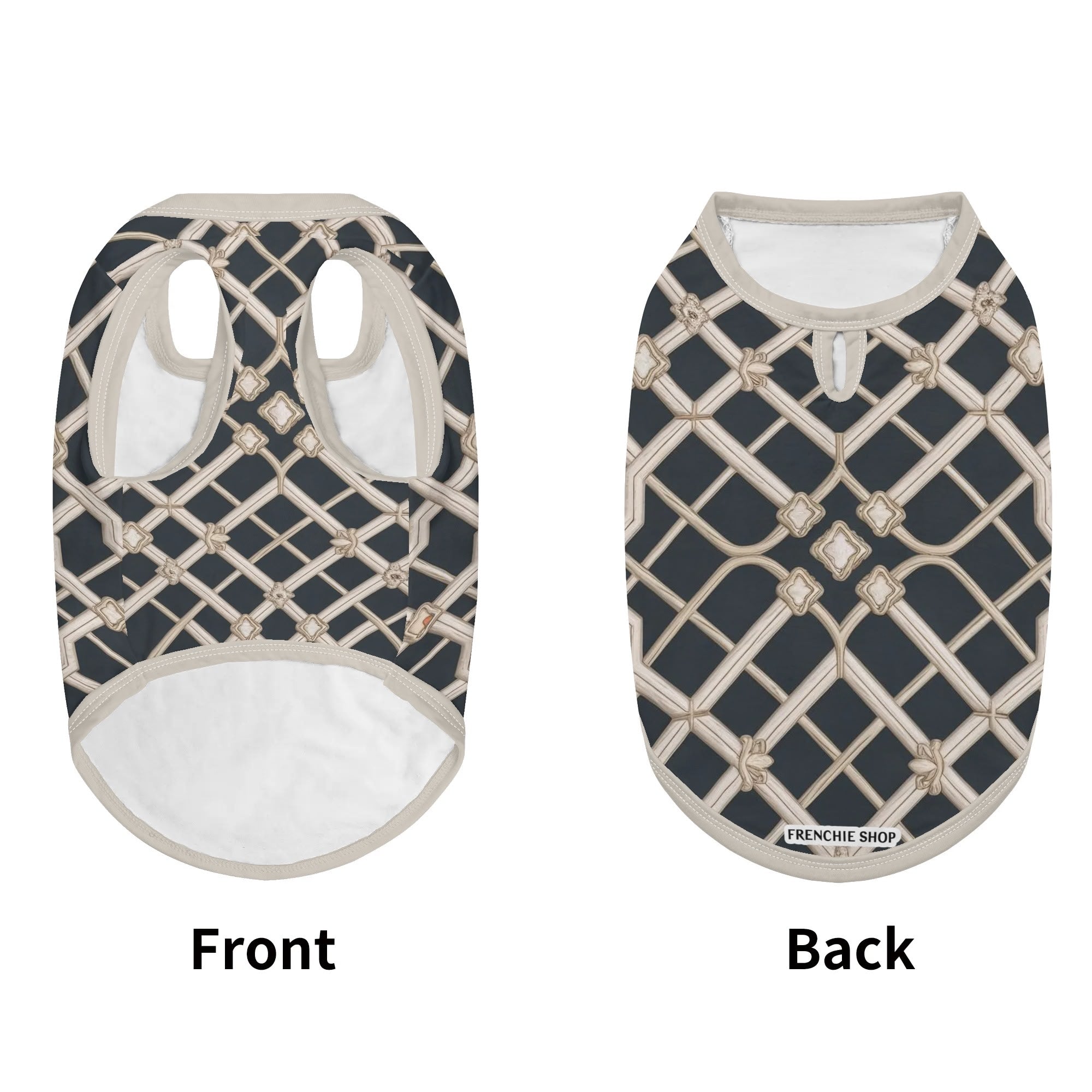 Ginger French Bulldog Dog Outfit for Outdoor Adventures-fadou