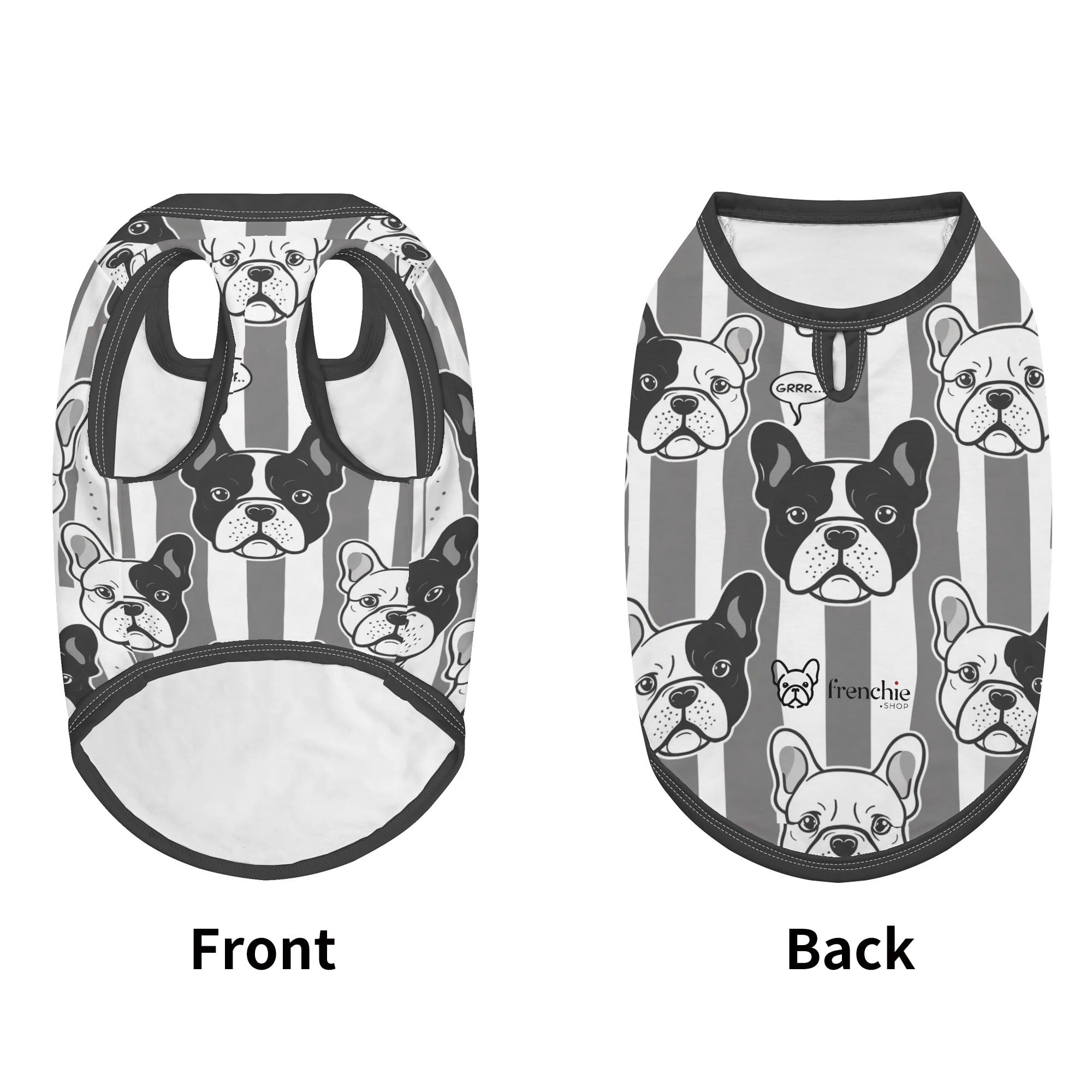 Hank - Shirt for Frenchies - Frenchie Shop Original for Dog Park Days-fadou