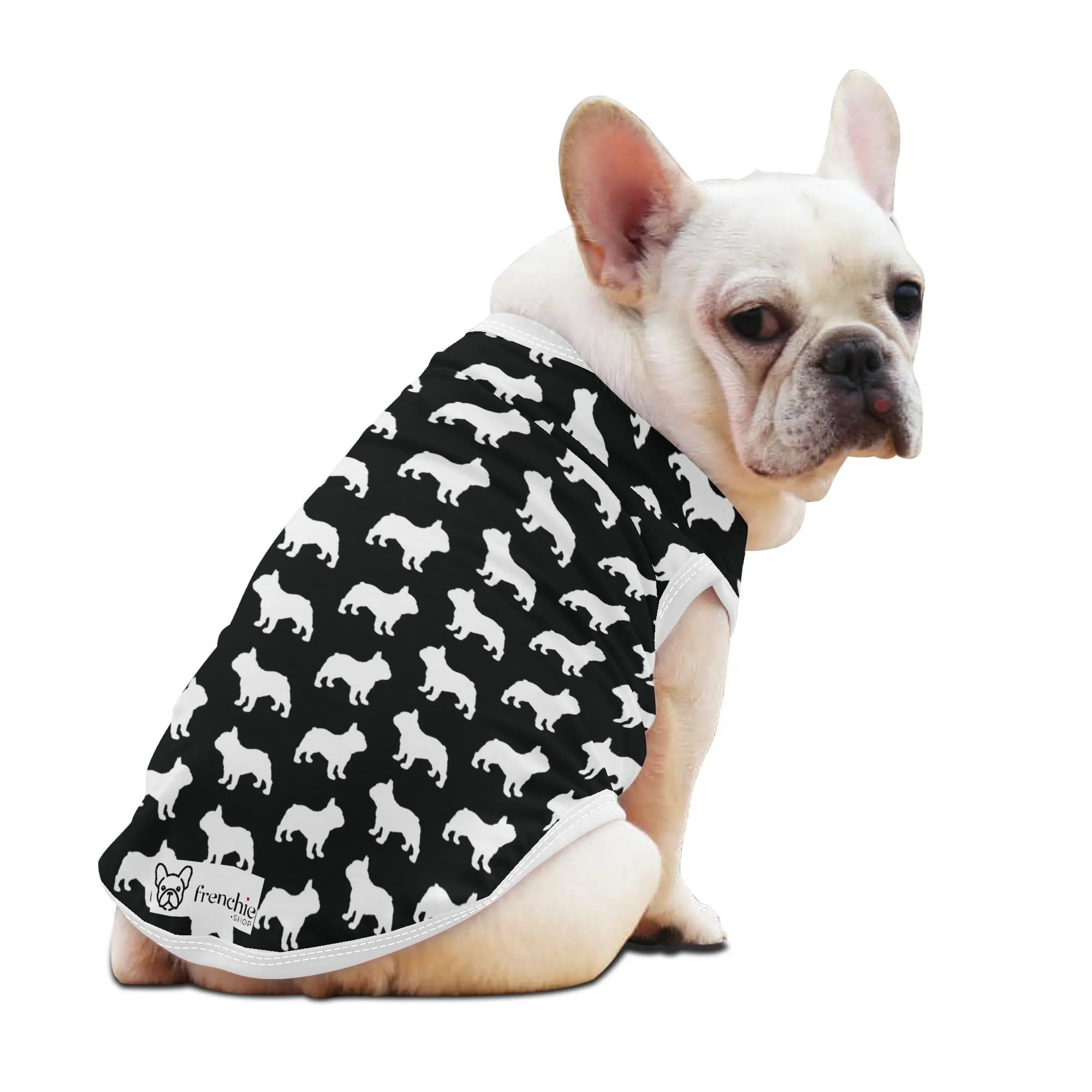 Gunther French Bulldog Cotton Tee for Training Sessions-fadou