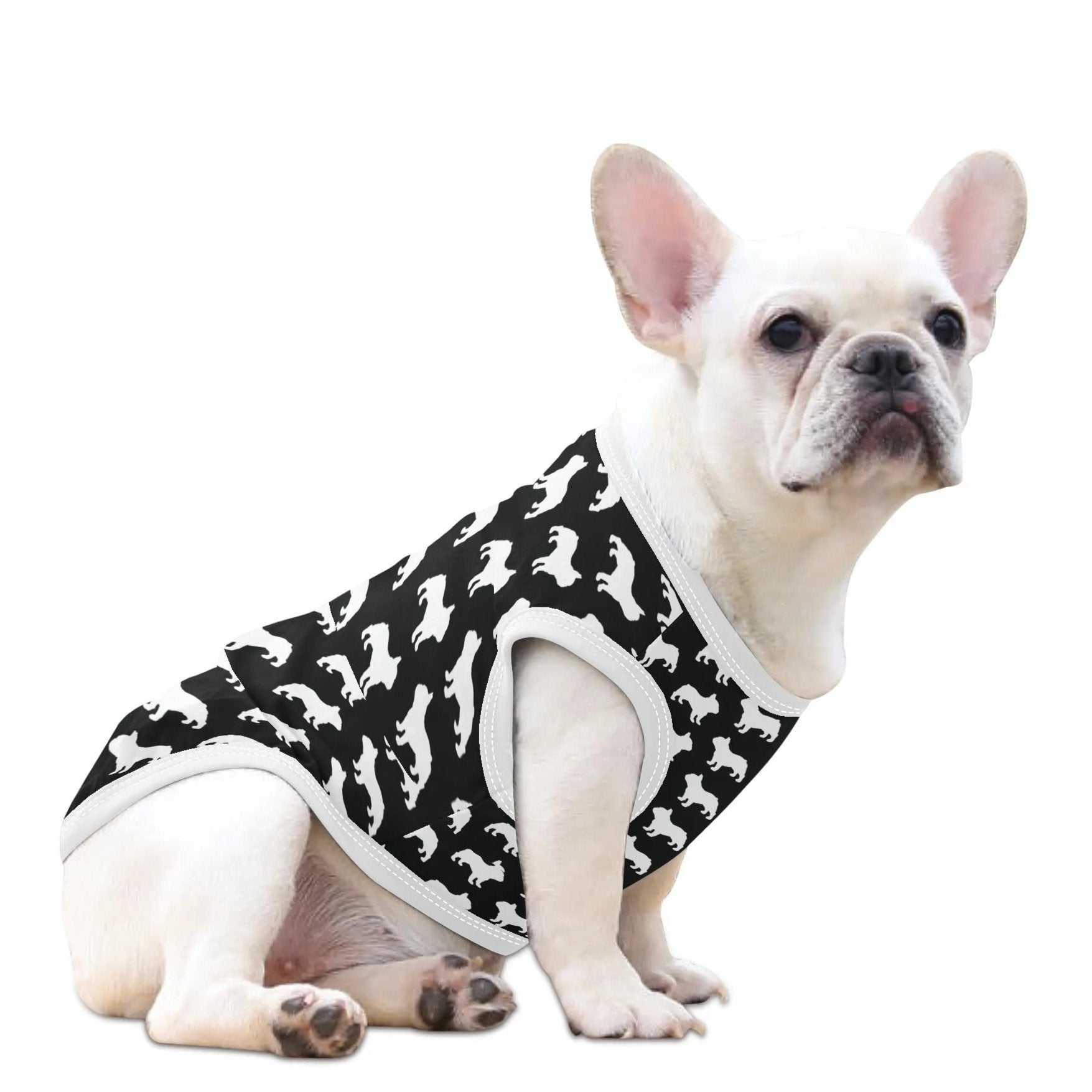 Gunther French Bulldog Cotton Tee for Training Sessions-fadou