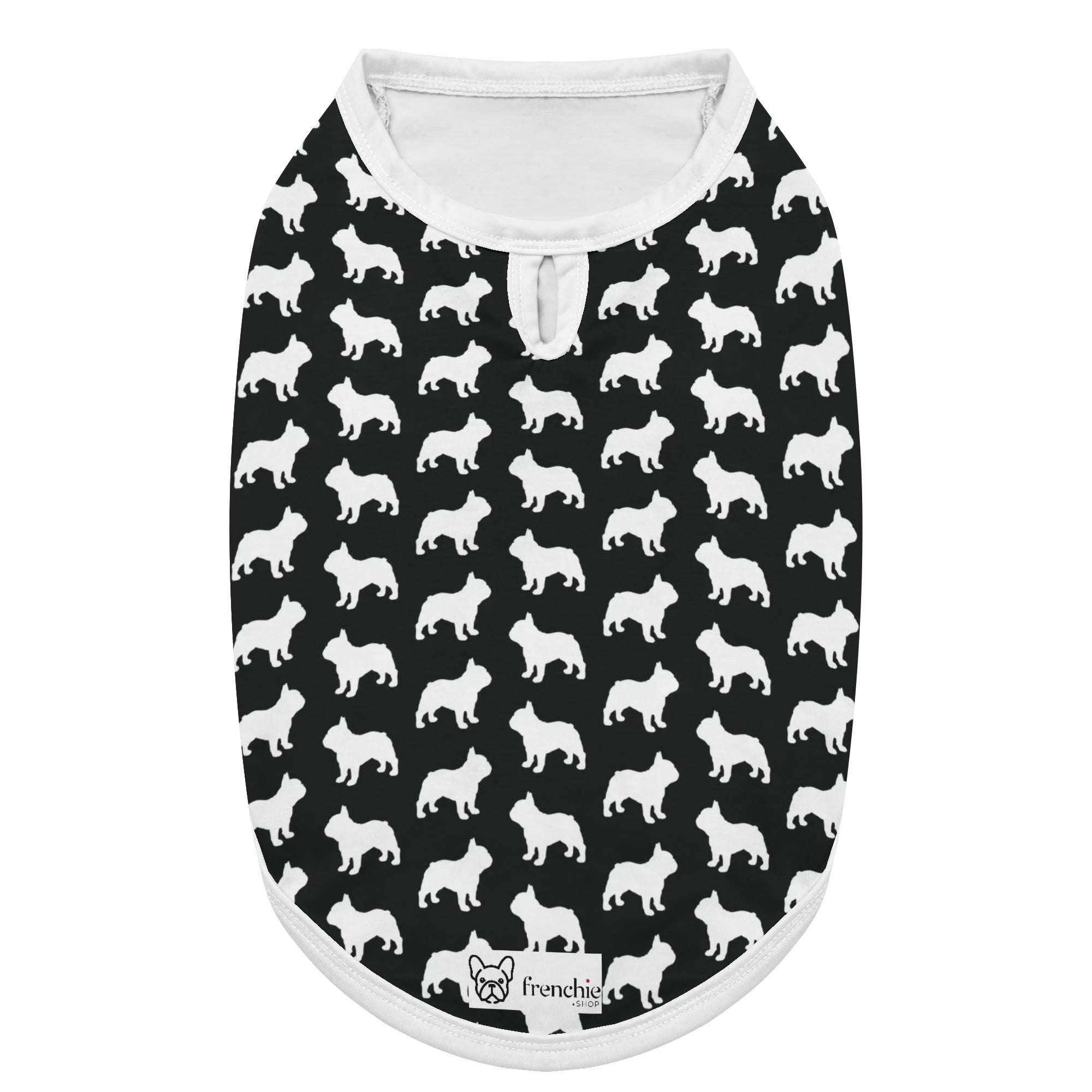 Gunther French Bulldog Cotton Tee for Training Sessions-fadou