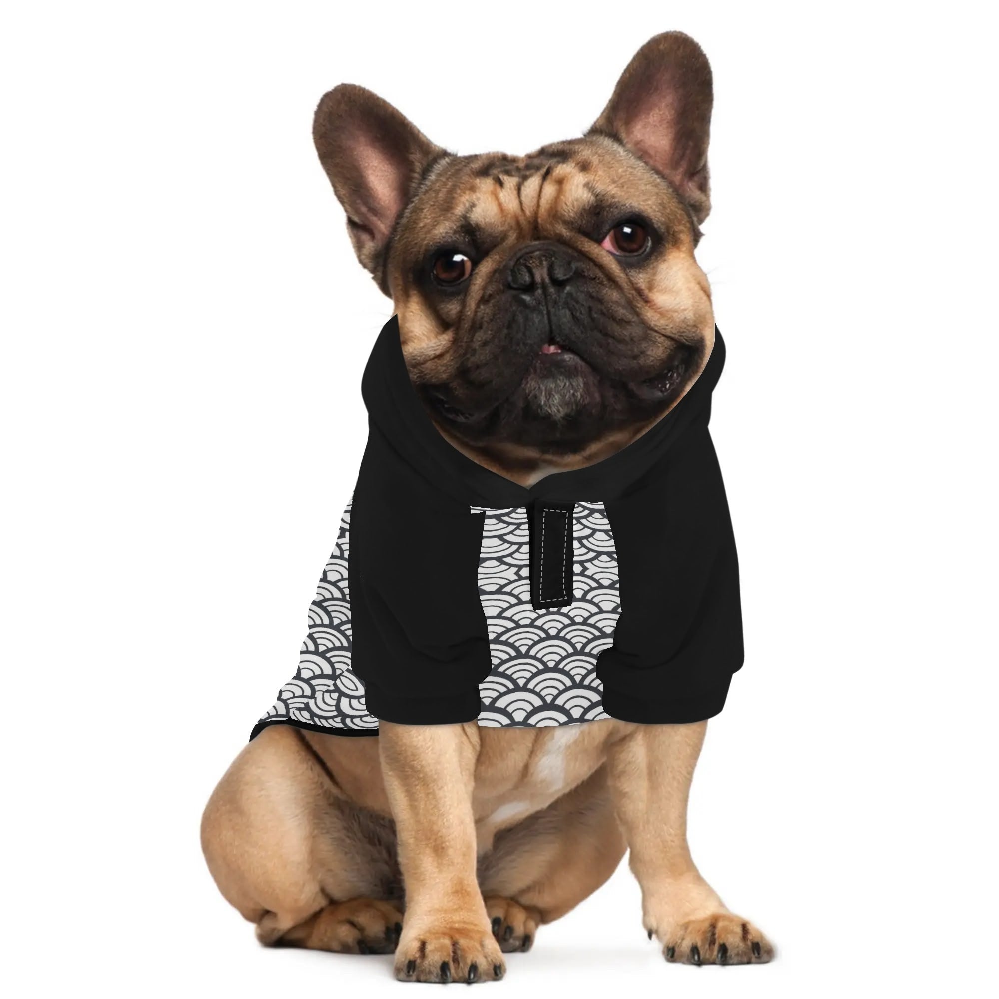 Kobe French Bulldog Fleece Hoodie for Training Sessions-fadou