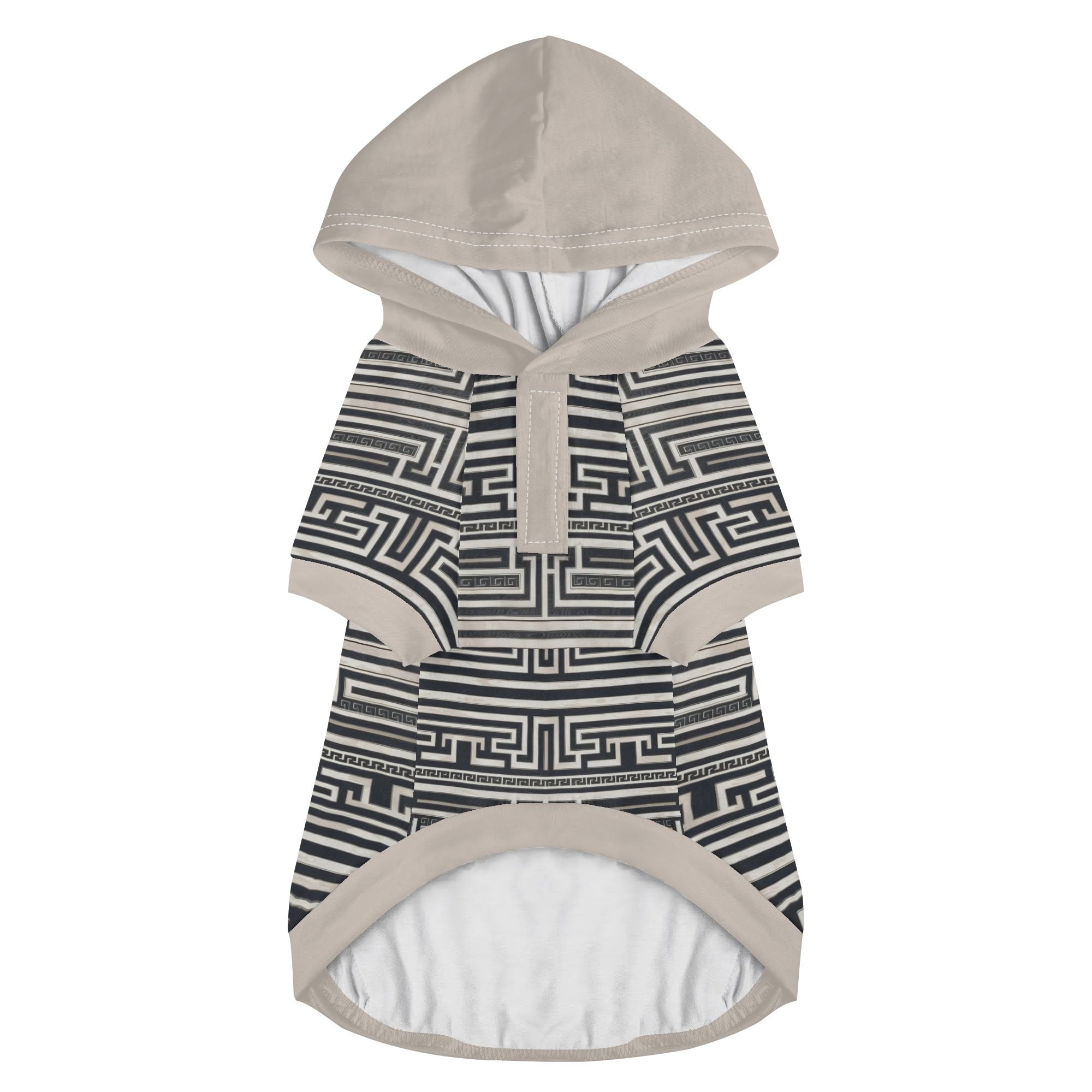 Buddy French Bulldog Fleece Hoodie for Short-Nosed Dogs-fadou