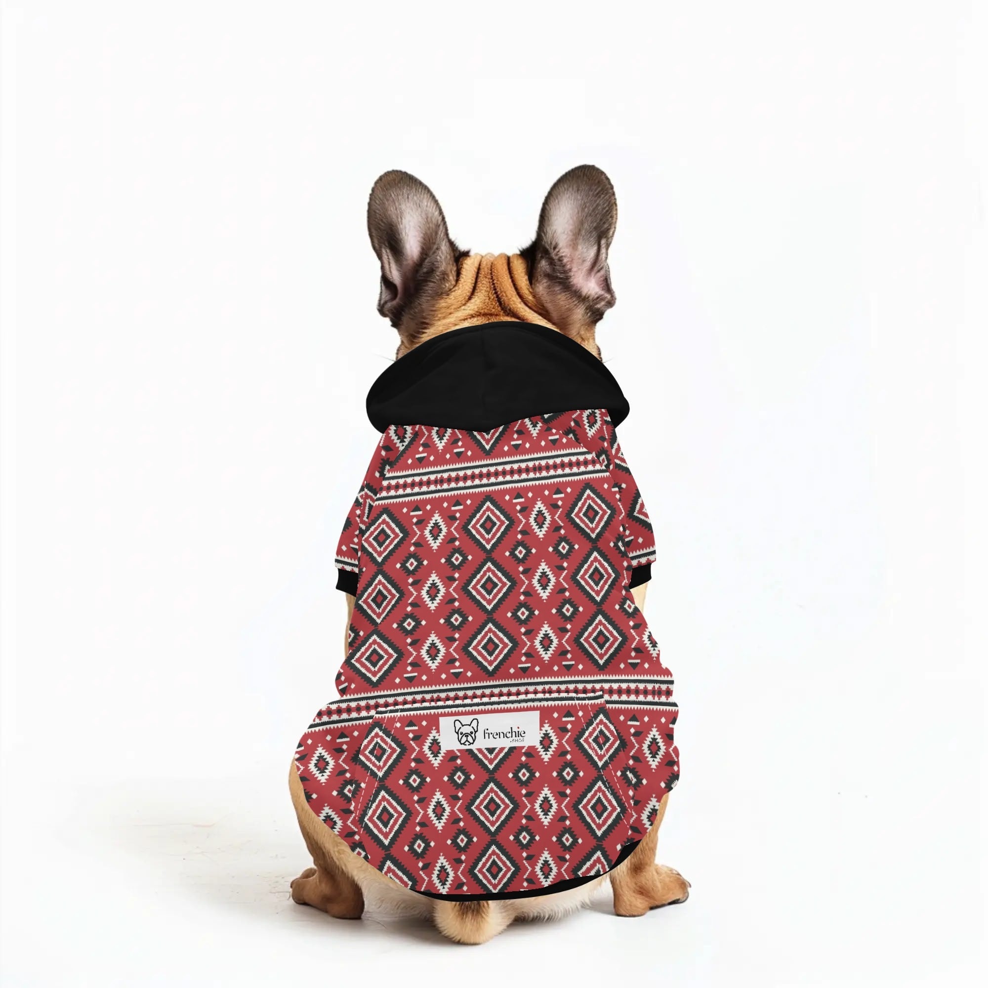 Bandit French Bulldog Fleece Hoodie for Training Sessions-fadou