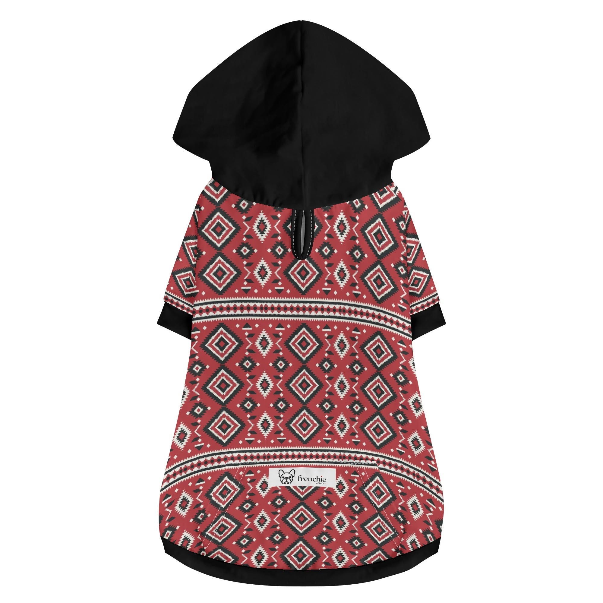 Bandit French Bulldog Fleece Hoodie for Training Sessions-fadou