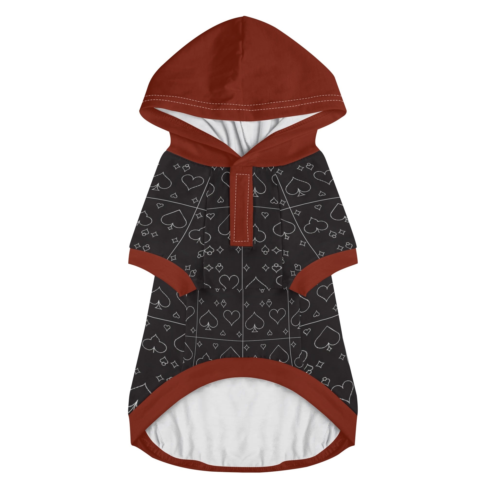 Archie French Bulldog Fleece Hoodie for Short-Nosed Dogs-fadou