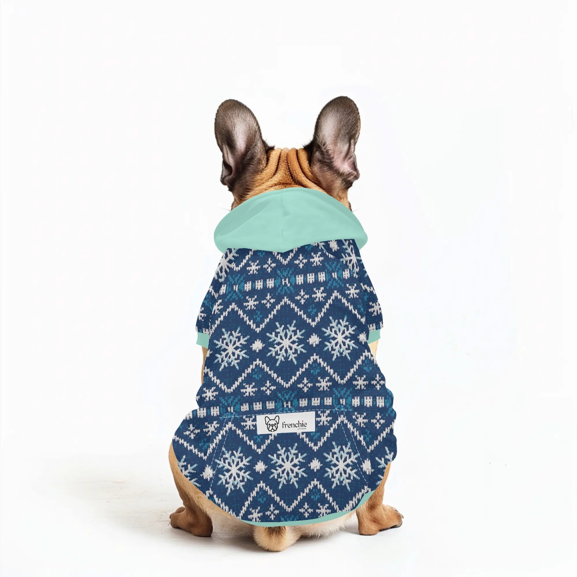 Ace French Bulldog Fleece Hoodie for Brachycephalic Dogs-fadou