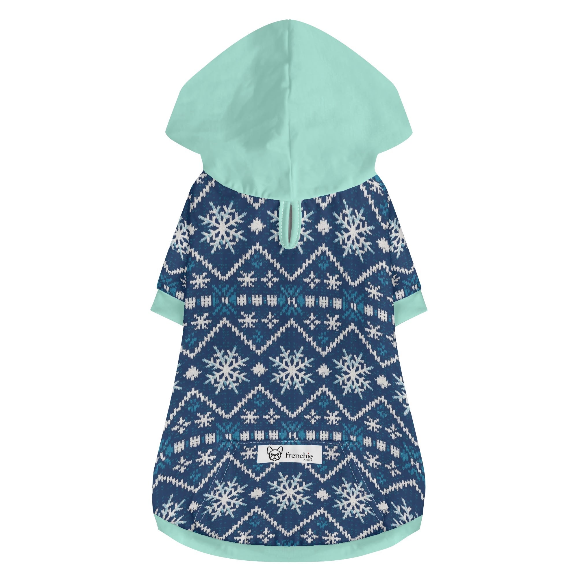 Ace French Bulldog Fleece Hoodie for Brachycephalic Dogs-fadou