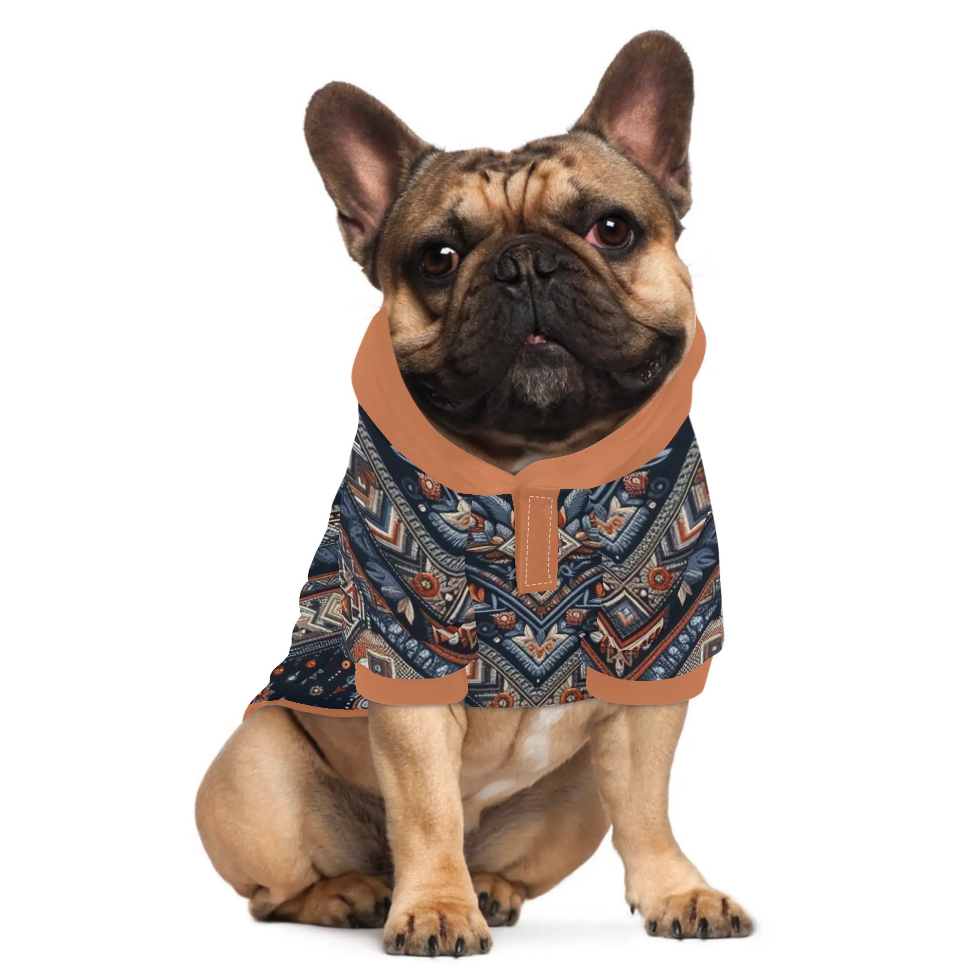 Xena French Bulldog Pet Sweatshirt for Short-Nosed Dogs-fadou