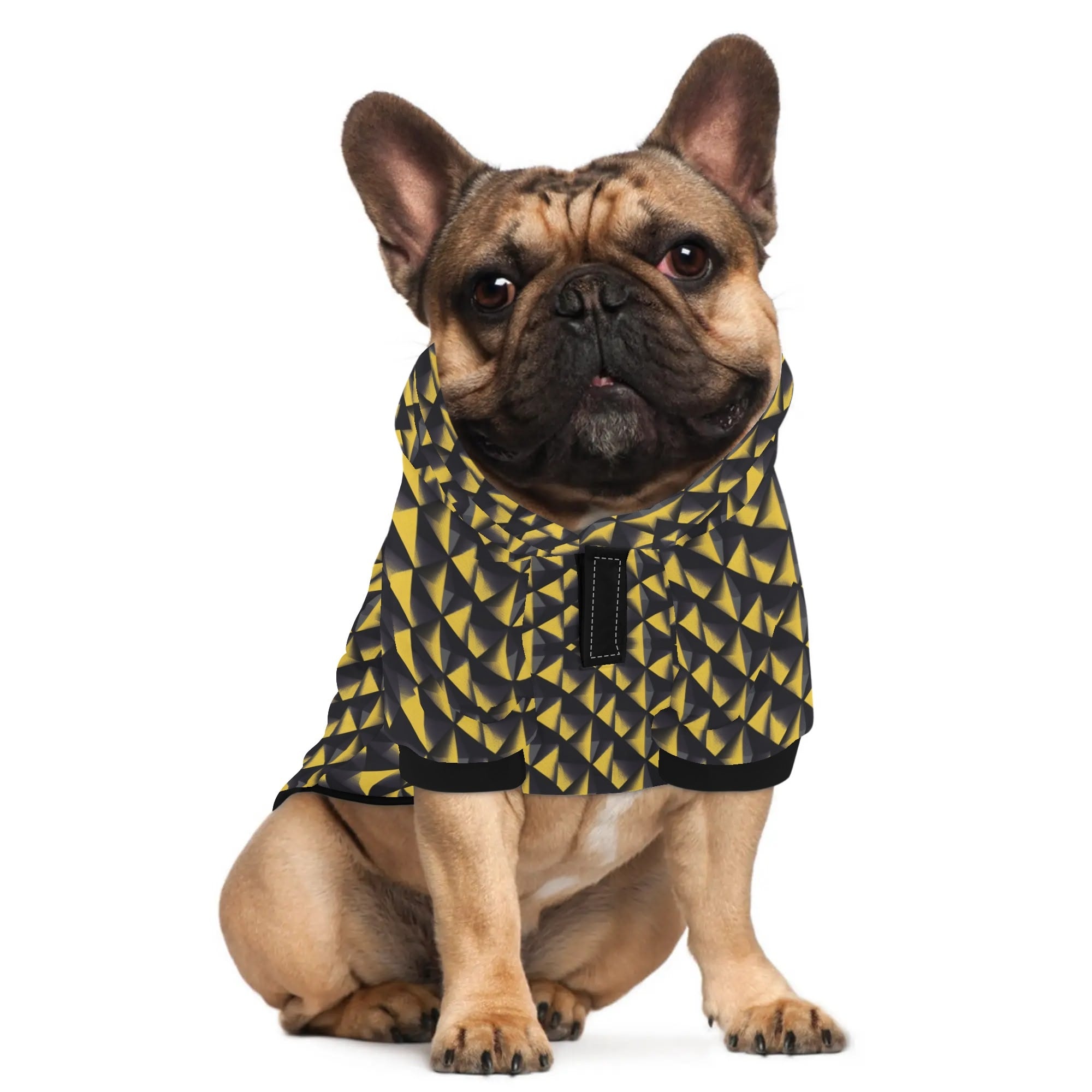 Nova French Bulldog Fleece Hoodie for Outdoor Adventures-fadou