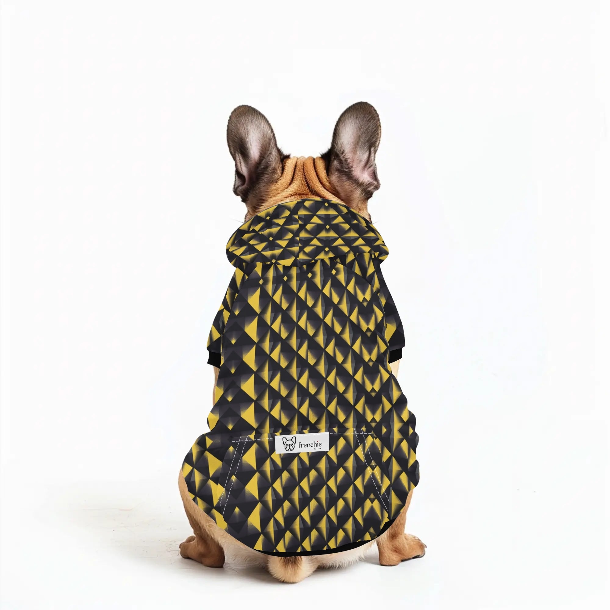Nova French Bulldog Fleece Hoodie for Outdoor Adventures-fadou