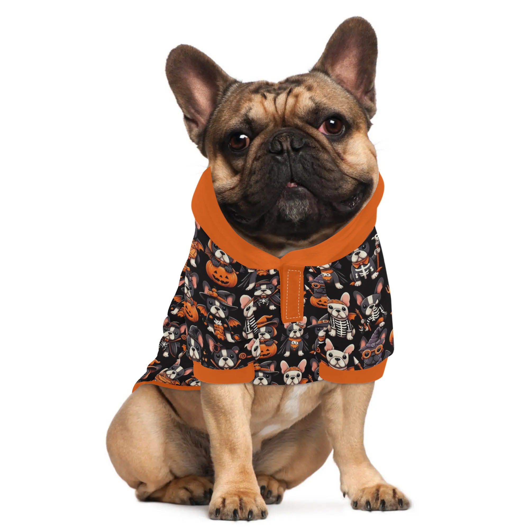Lucy French Bulldog Cozy Hoodie for Brachycephalic Dogs-fadou