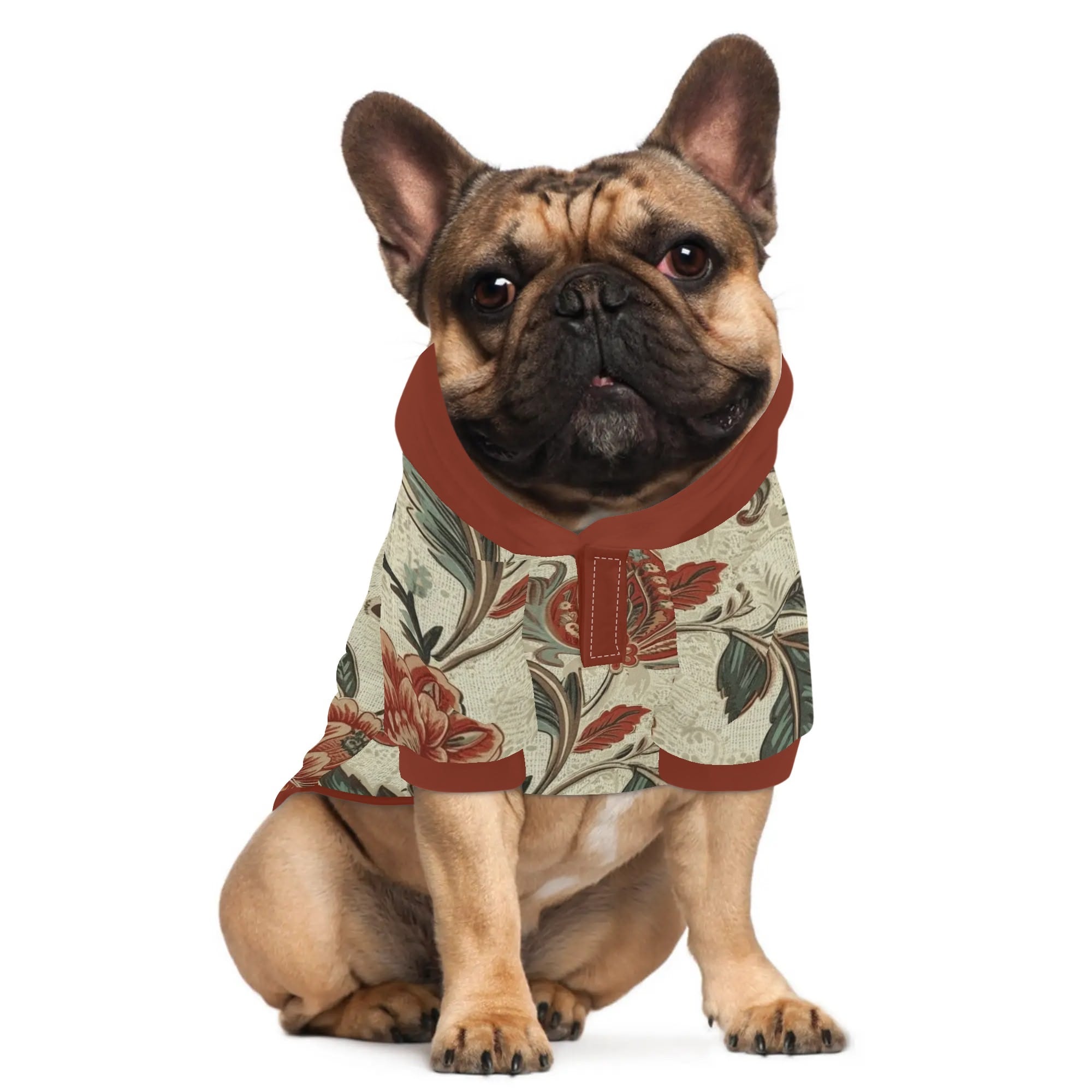 Lexi French Bulldog Fleece Hoodie for Outdoor Adventures-fadou