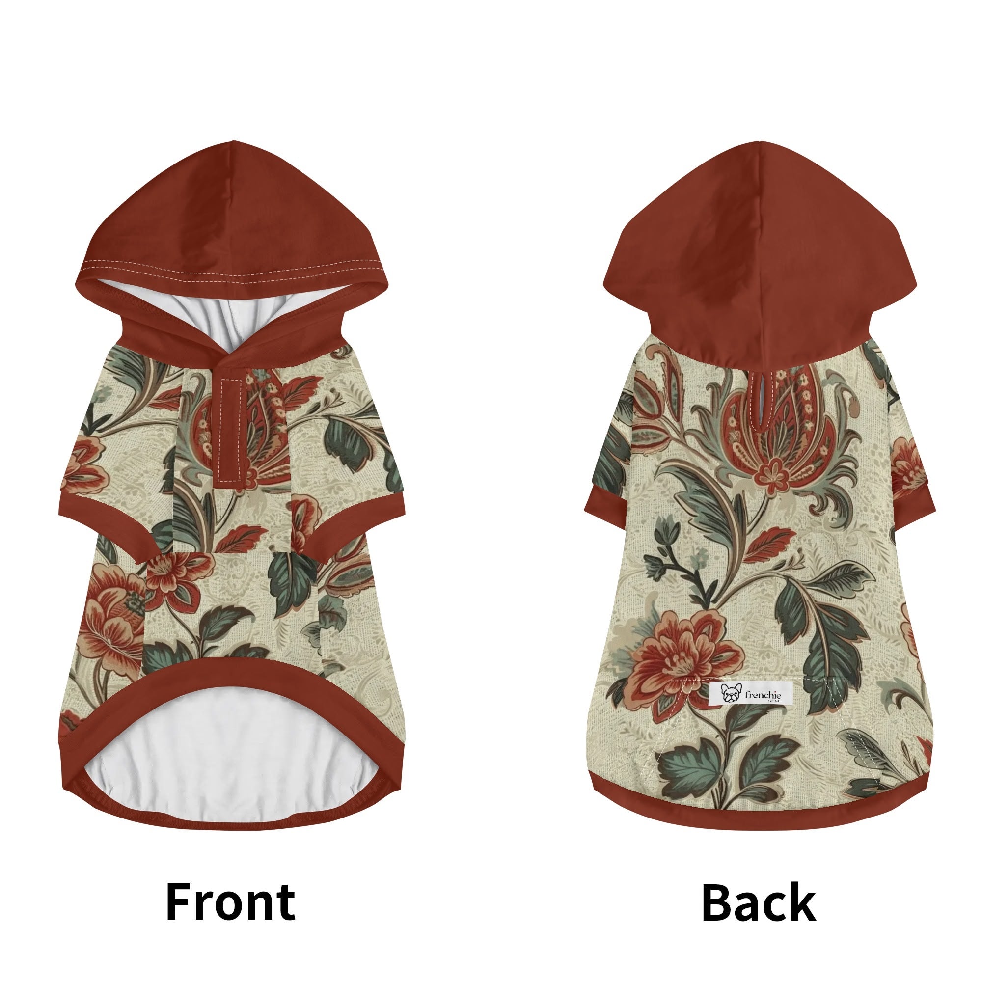 Lexi French Bulldog Fleece Hoodie for Outdoor Adventures-fadou