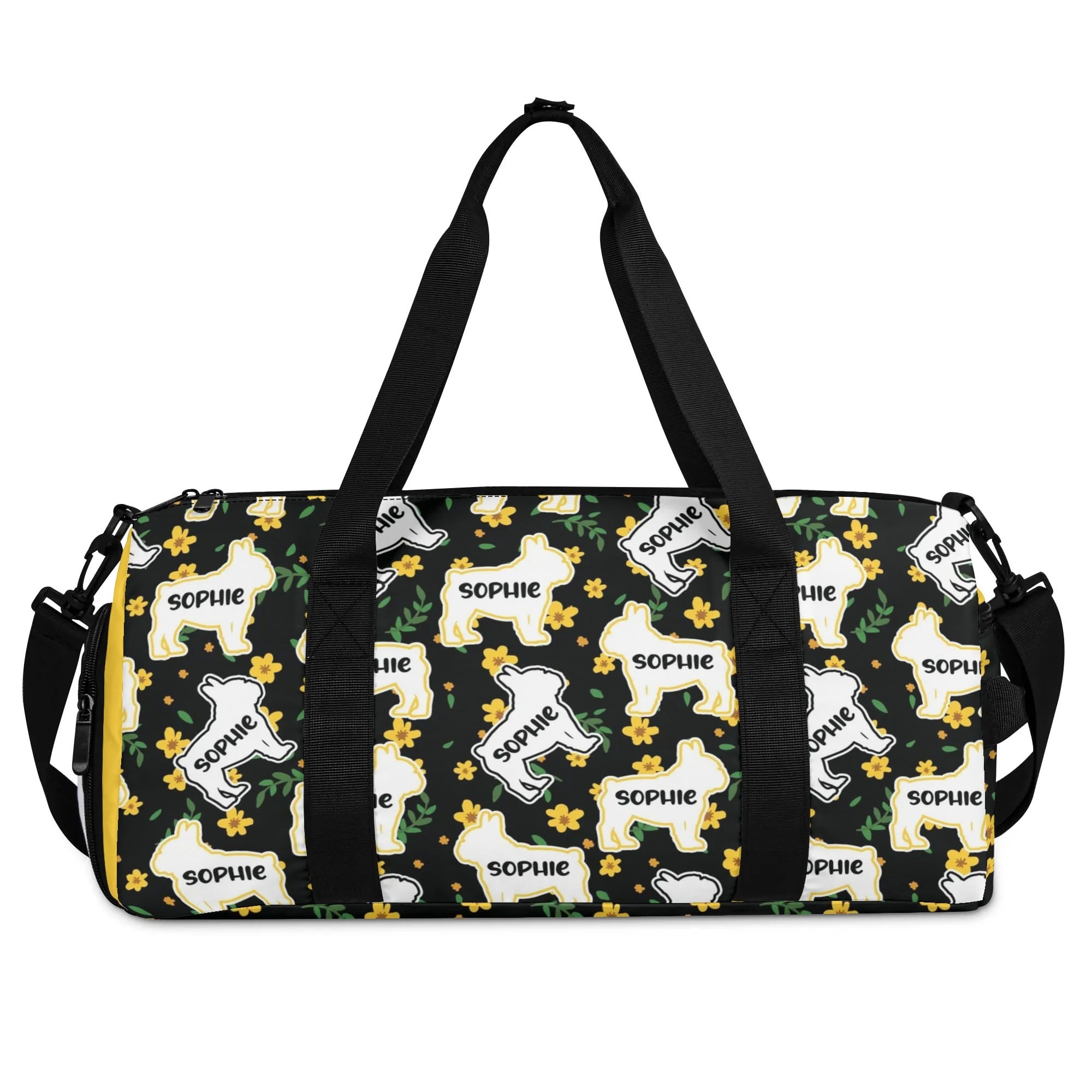 Personalized Gym Bag for Frenchie Lovers with for Dog Lovers and Owners-fadou