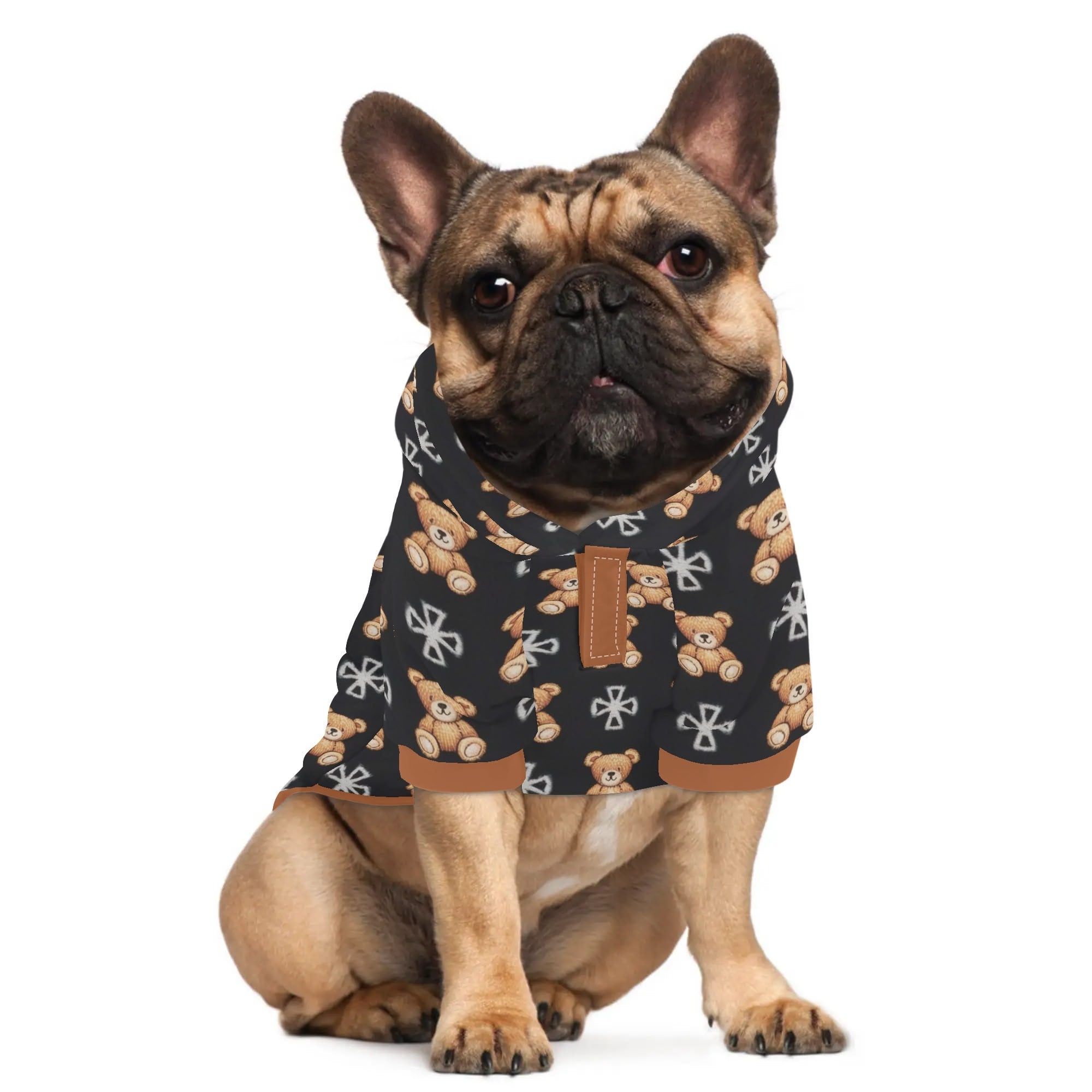Lady French Bulldog Pet Sweatshirt for Flat-Face Breeds-fadou