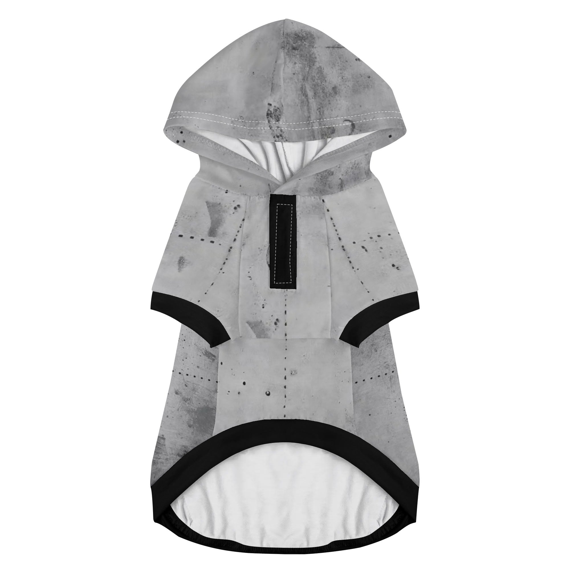 Ginger French Bulldog Fleece Hoodie for Brachycephalic Dogs-fadou