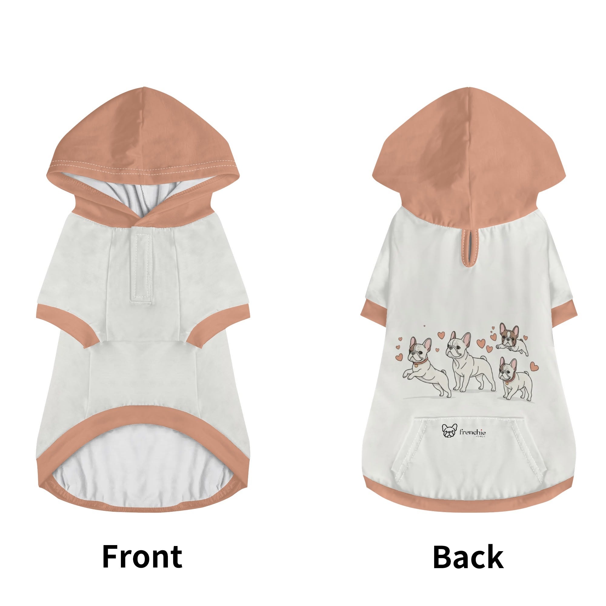 Dixie French Bulldog Pet Sweatshirt for French Bulldogs-fadou