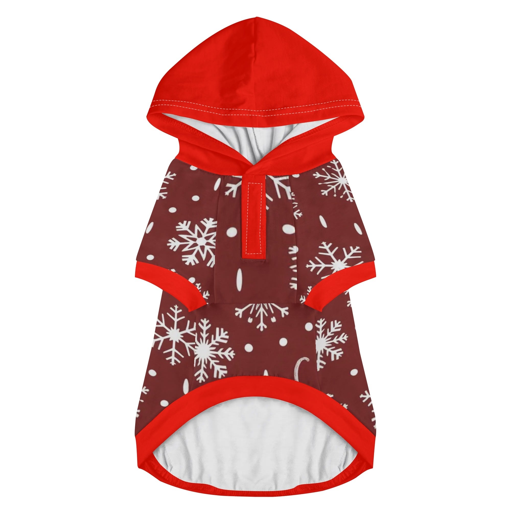 French Bulldog Christmas Dog Hoodie for Outdoor Adventures-fadou