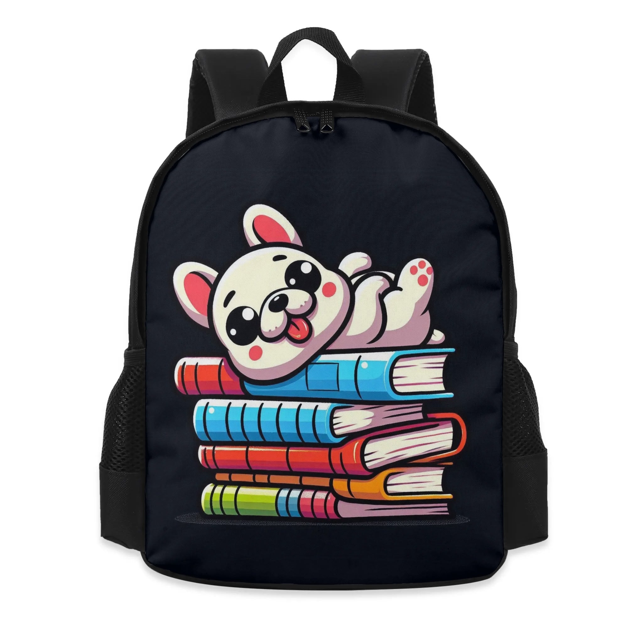 Duke French Bulldog Daypack Backpack for Dog Moms & Dads-fadou