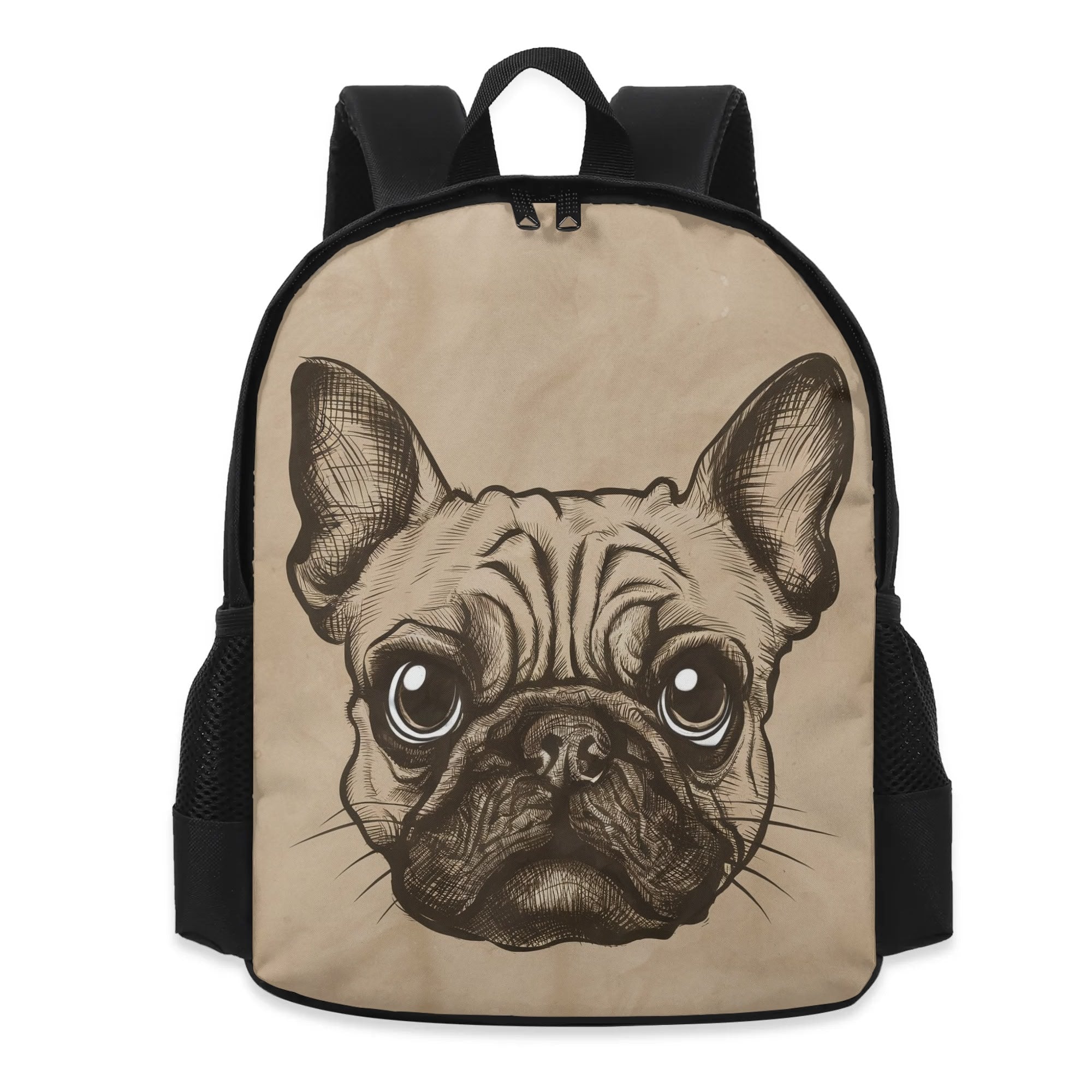 Stella French Bulldog Casual Rucksack for Everyday Wear-fadou