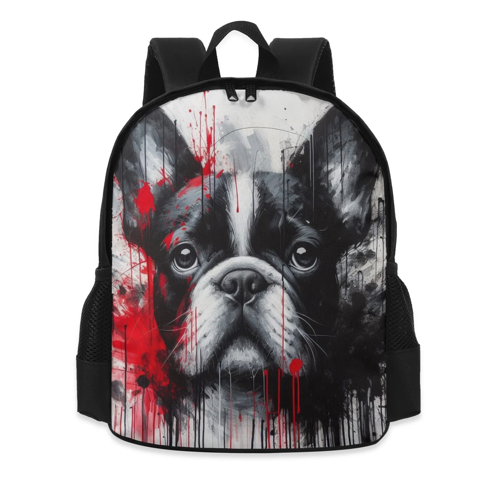 Mia French Bulldog Daypack Backpack for Frenchie Enthusiasts-fadou
