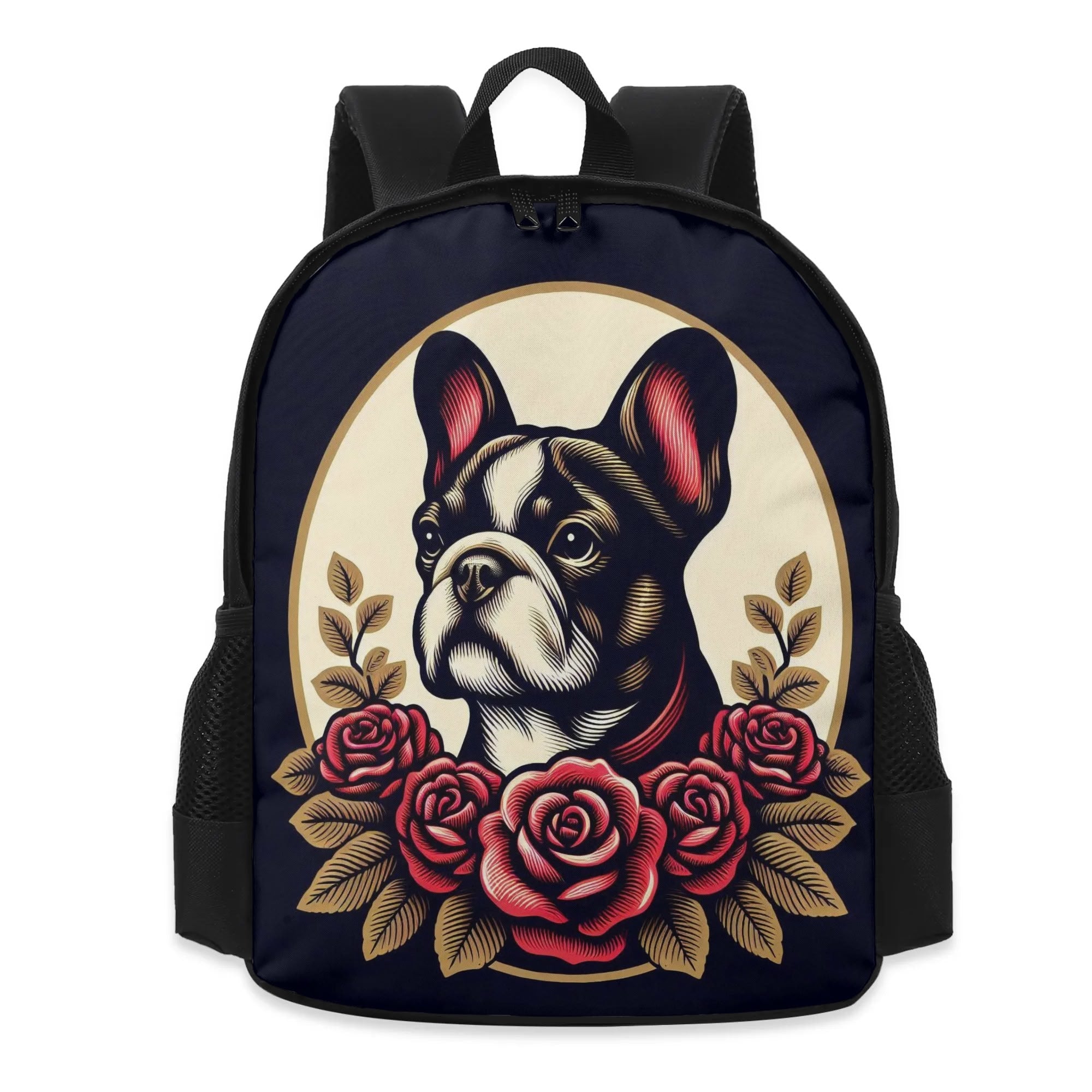 Lucy French Bulldog Daily Backpack for Frenchie Enthusiasts-fadou