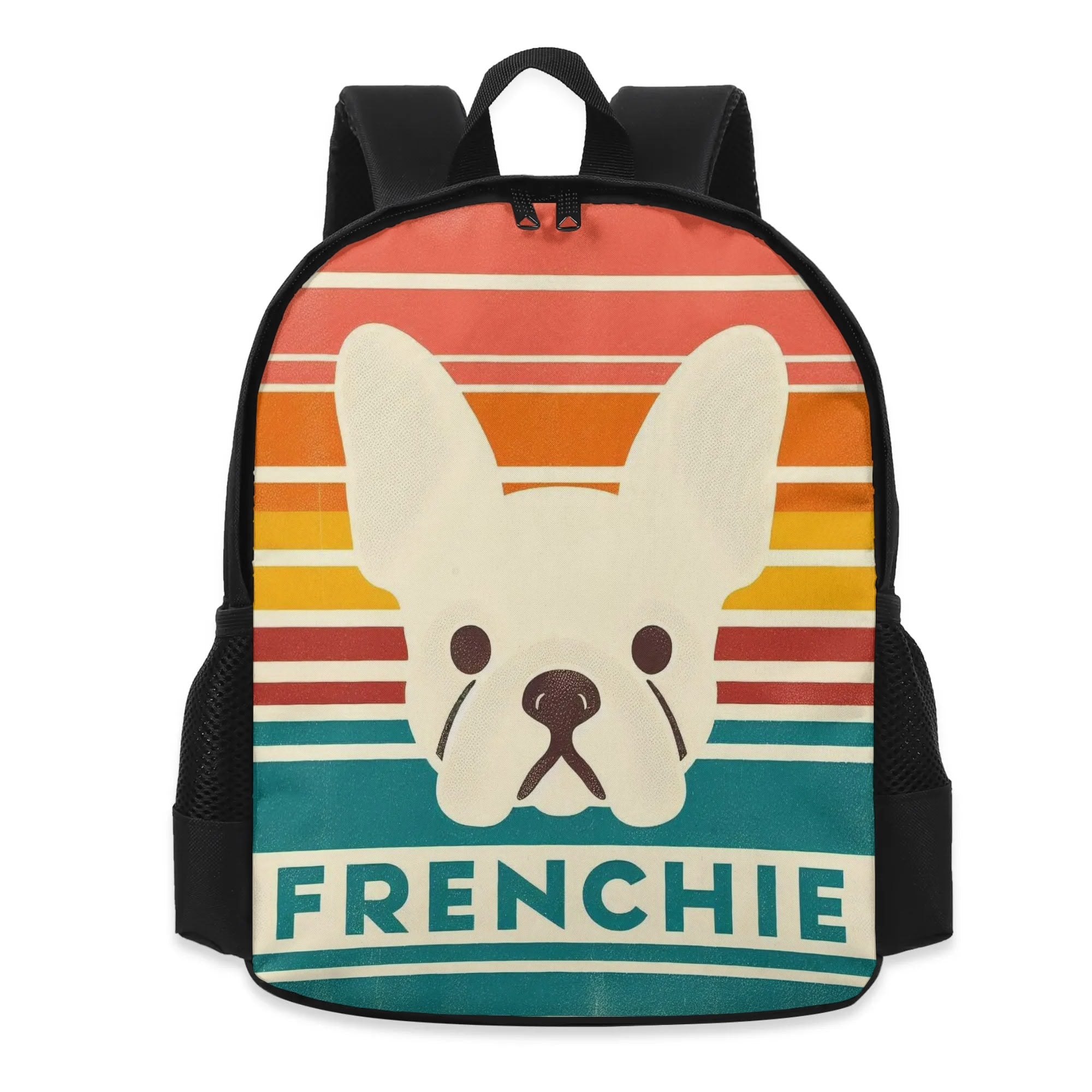 Lily French Bulldog Daypack Backpack for Bulldog Owners-fadou
