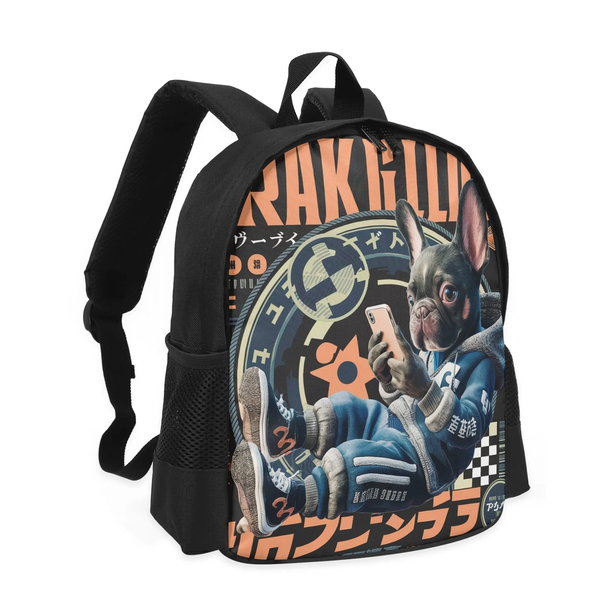 Gracie Frenchie Daily Backpack for Frenchie Enthusiasts-fadou