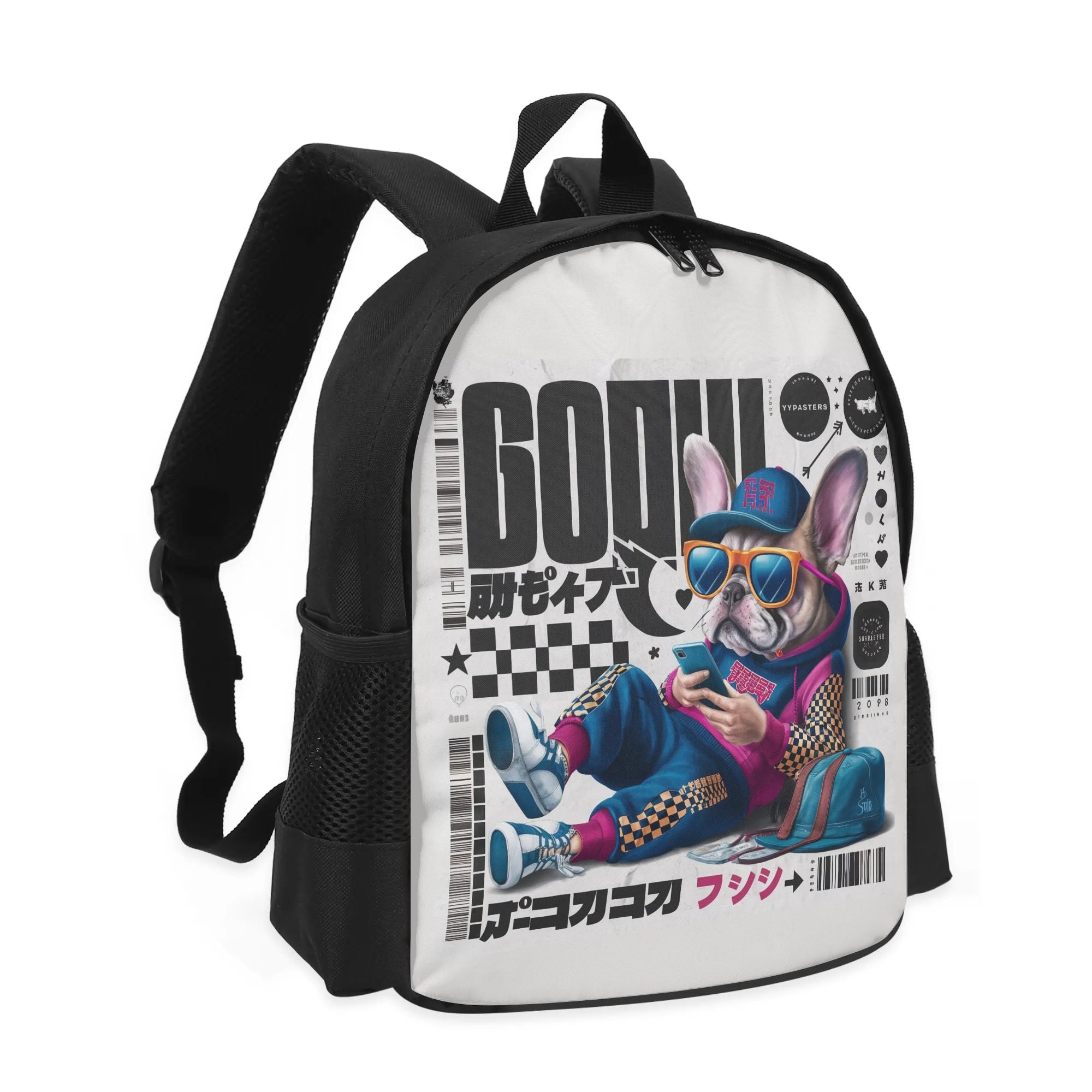 Ginger French Bulldog Casual Rucksack for Dog Park Days-fadou
