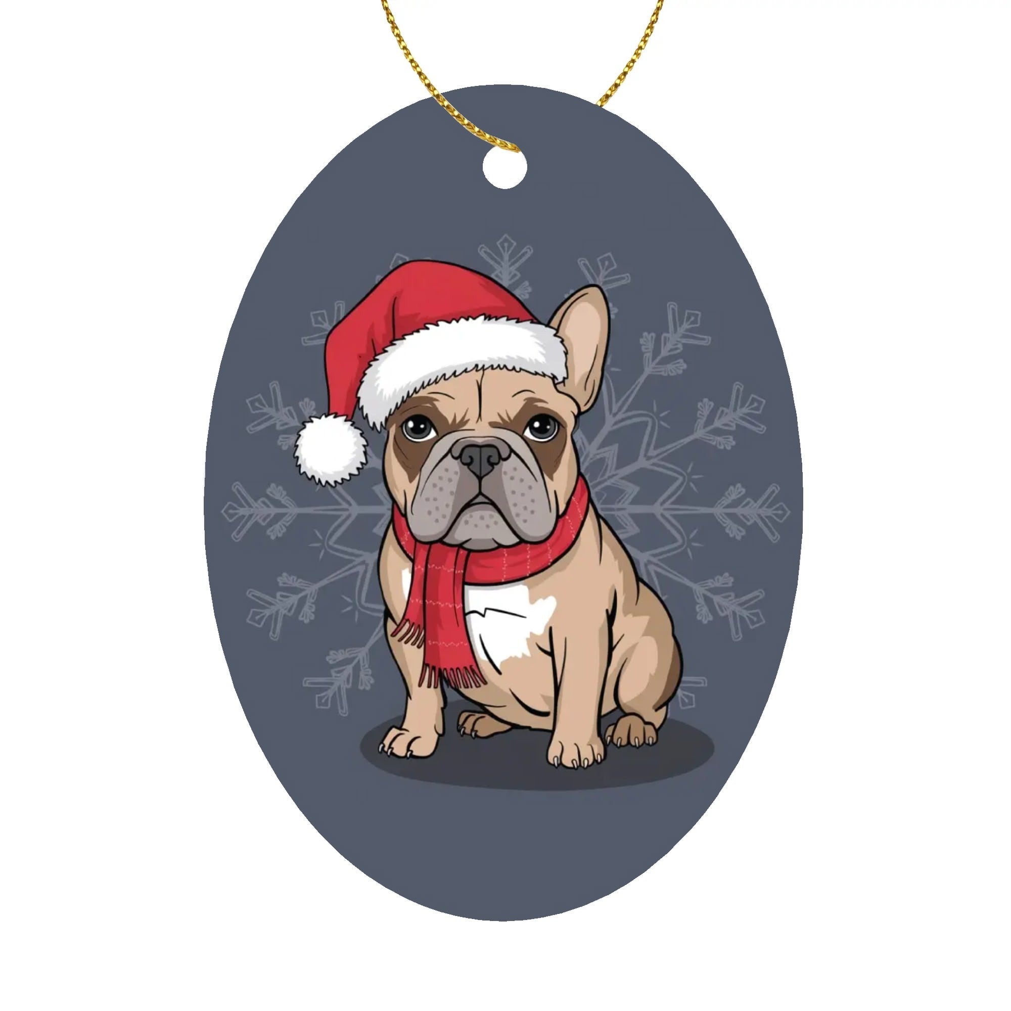 Milo - Christmas Ornaments for Frenchie Fans Everywhere-fadou