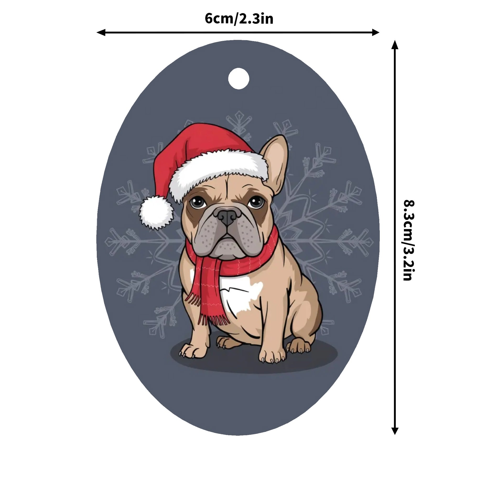 Milo - Christmas Ornaments for Frenchie Fans Everywhere-fadou