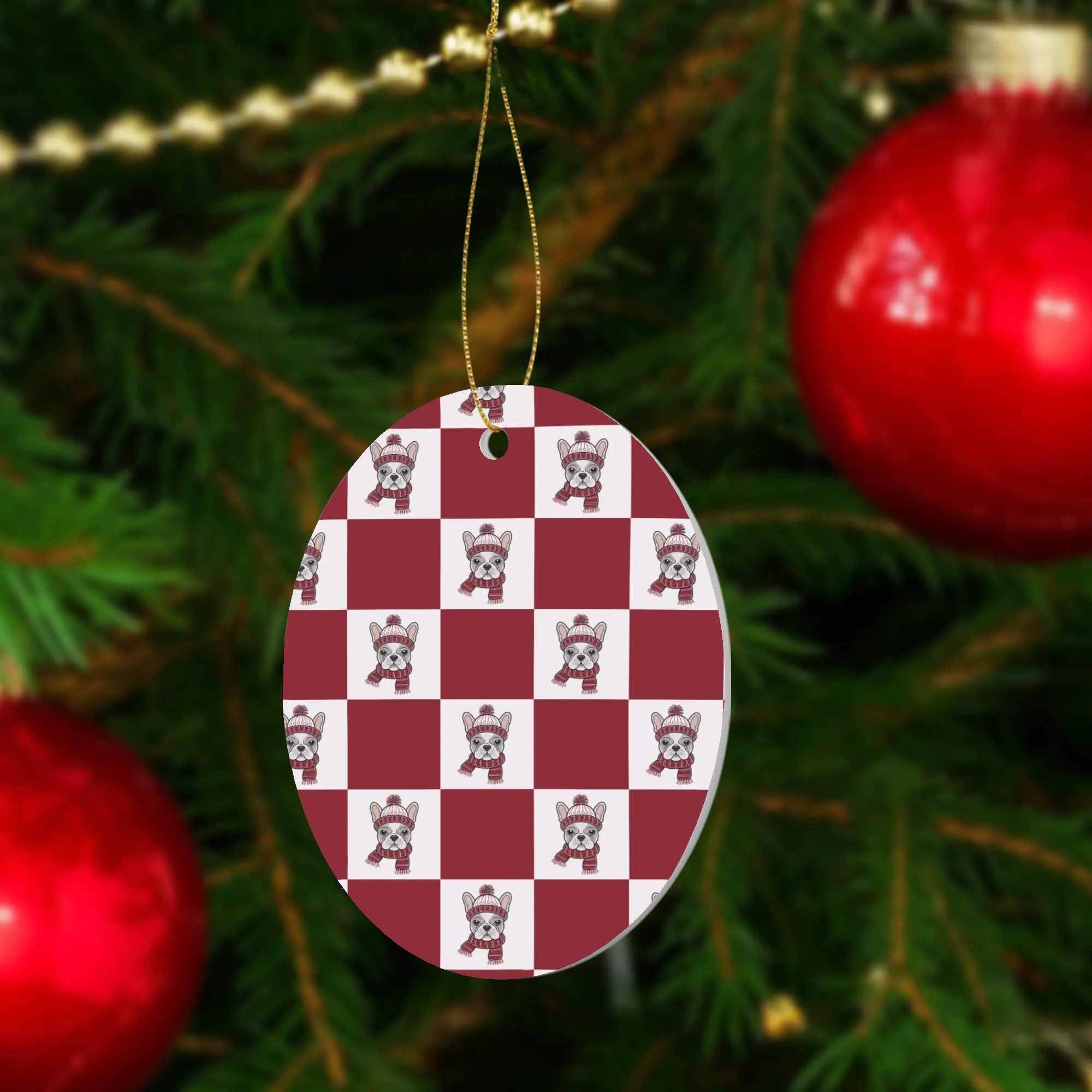 French Bulldog Christmas Accessory for Frenchie Enthusiasts-fadou