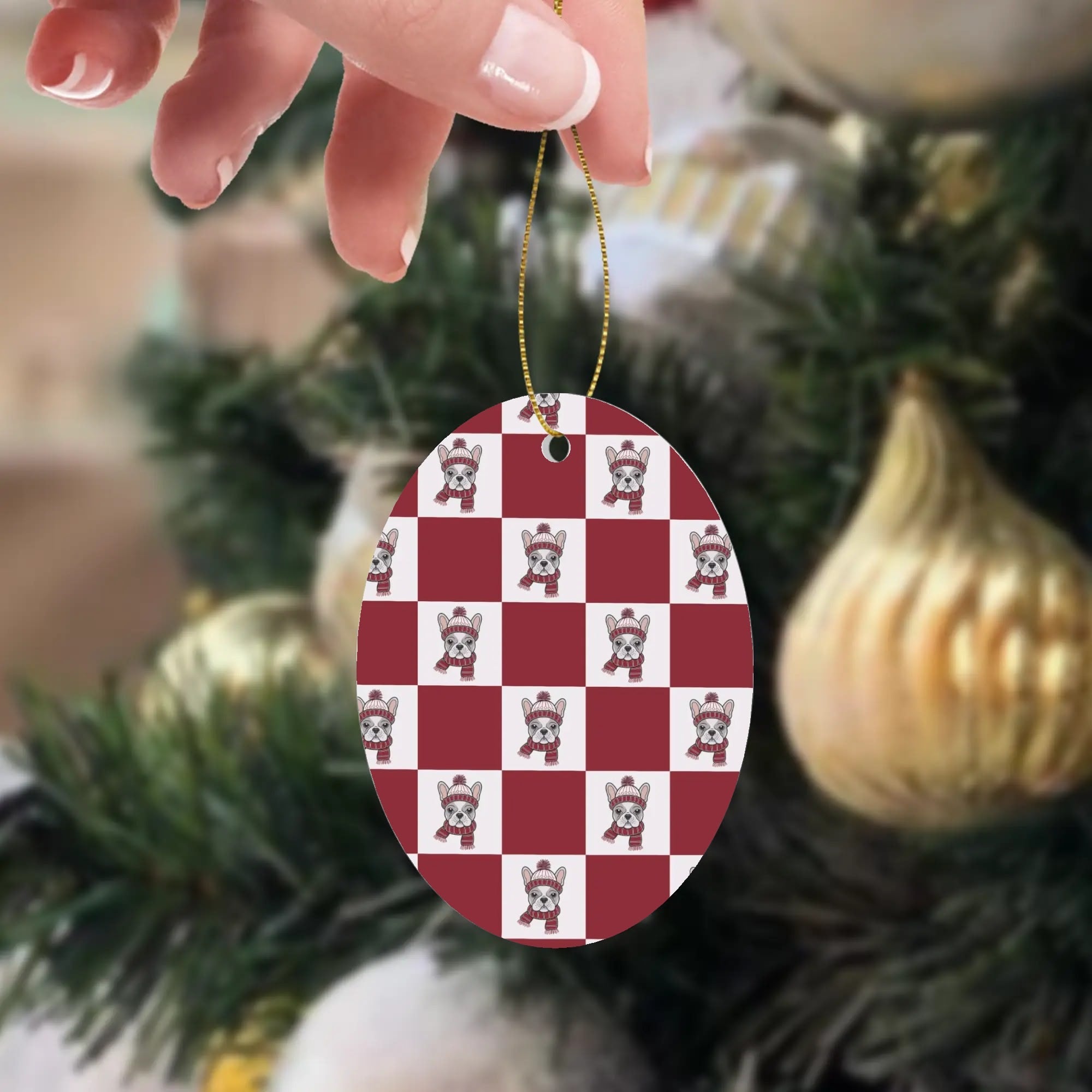 French Bulldog Christmas Accessory for Frenchie Enthusiasts-fadou