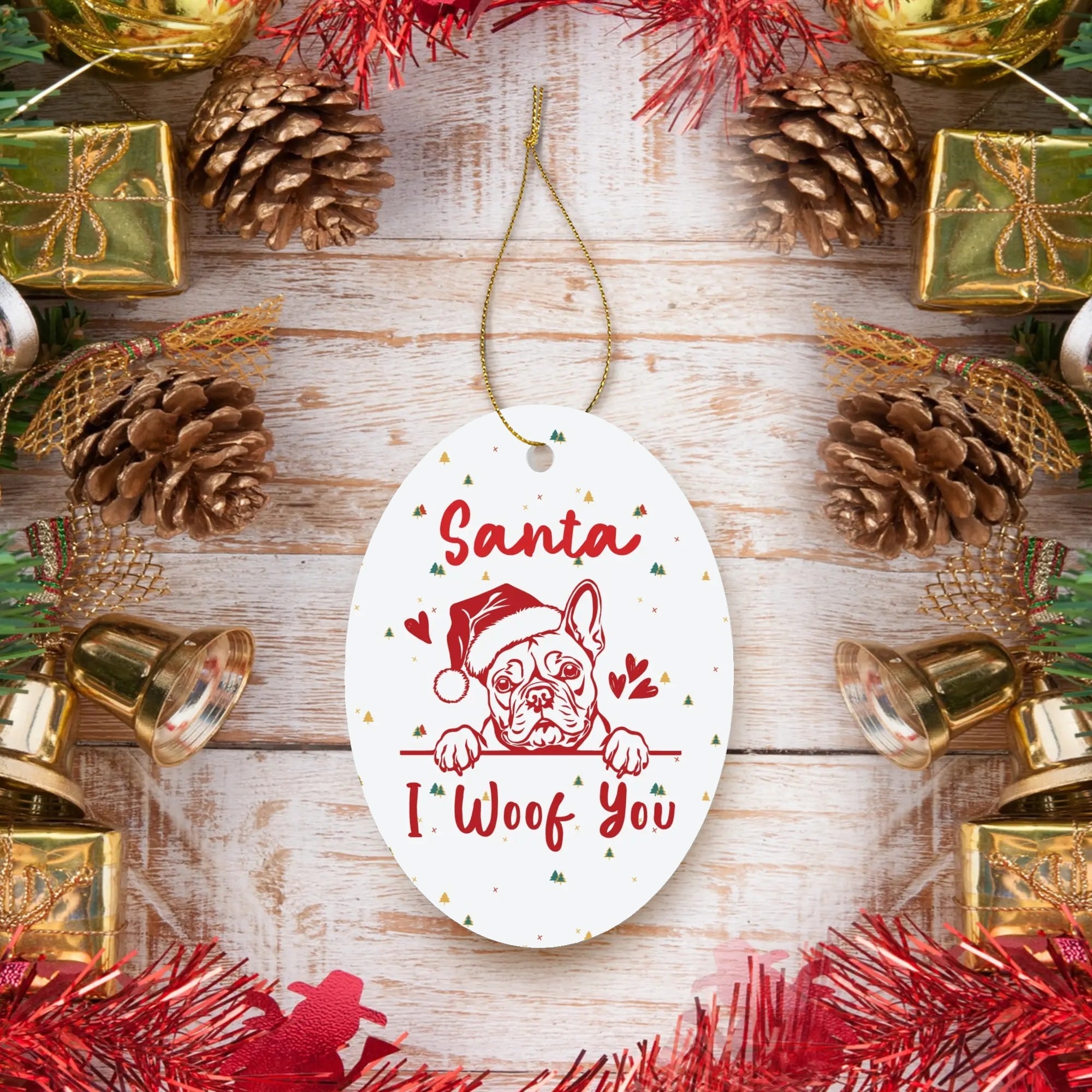 Lucy - Christmas Ornaments for Frenchie Fans Everywhere-fadou