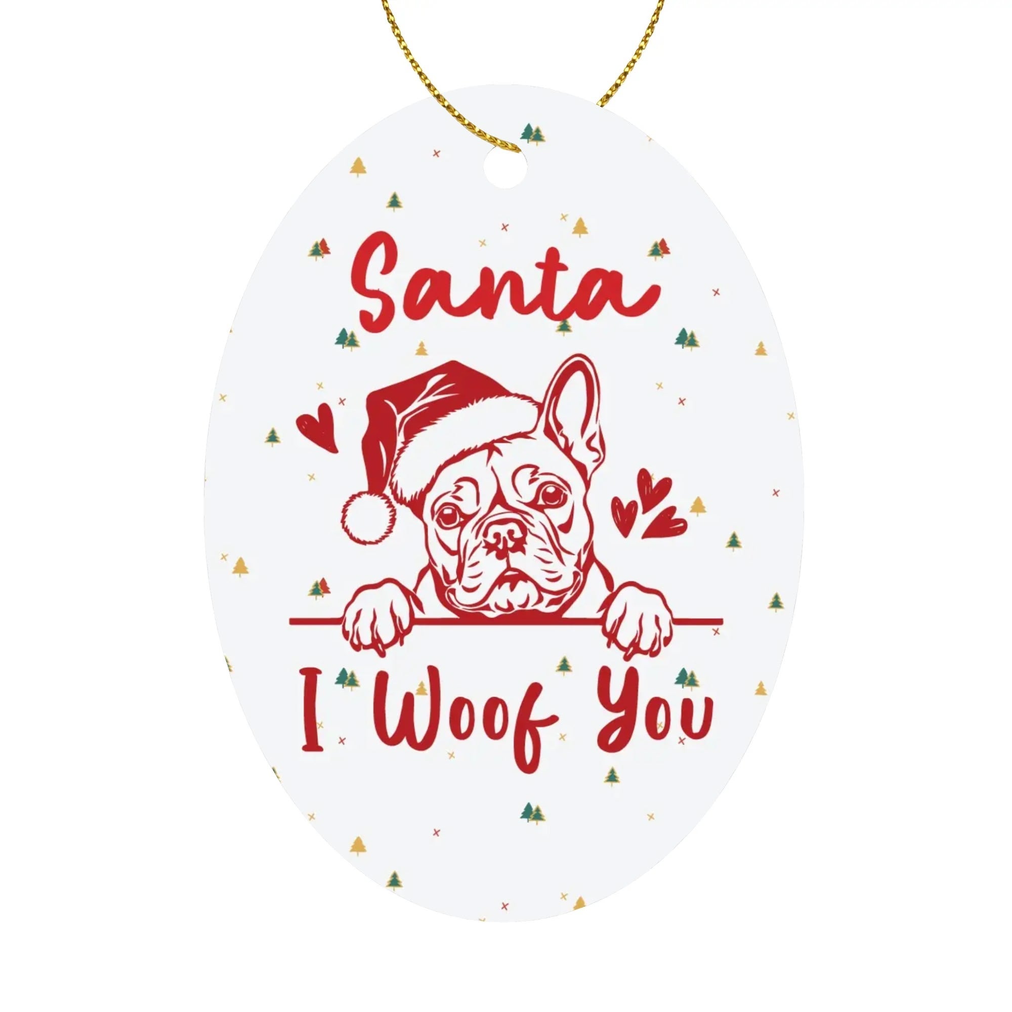 Lucy - Christmas Ornaments for Frenchie Fans Everywhere-fadou