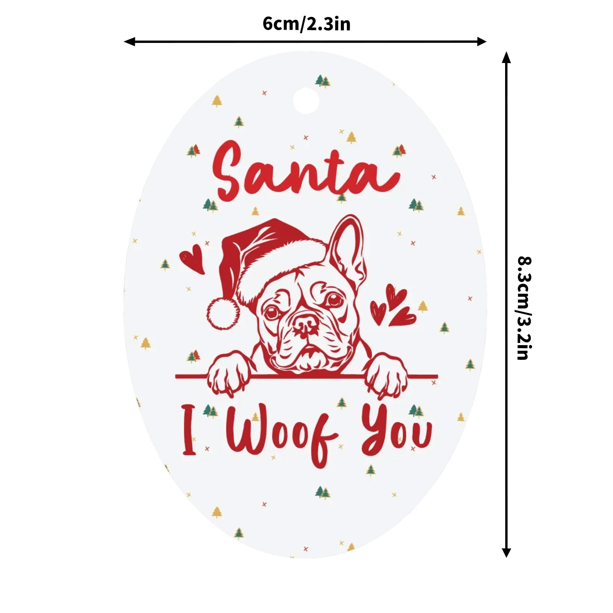 Lucy - Christmas Ornaments for Frenchie Fans Everywhere-fadou