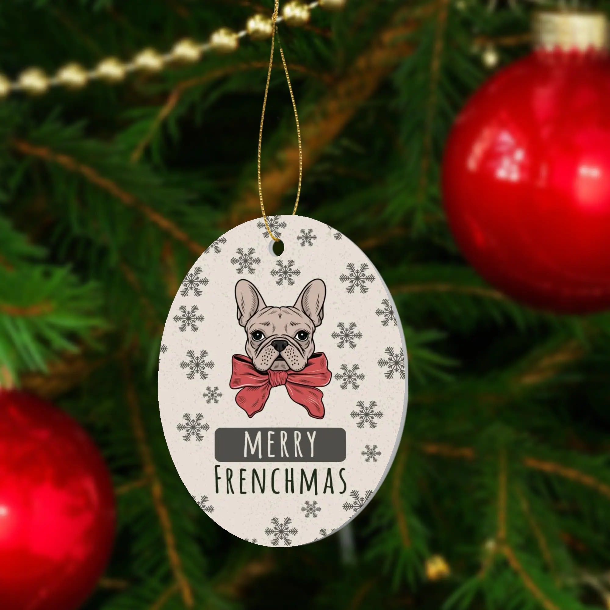 French Bulldog Christmas Product for Frenchie Enthusiasts-fadou