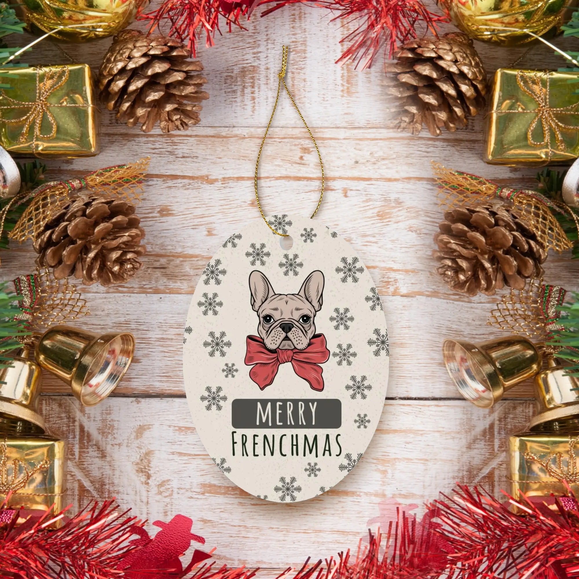 French Bulldog Christmas Product for Frenchie Enthusiasts-fadou